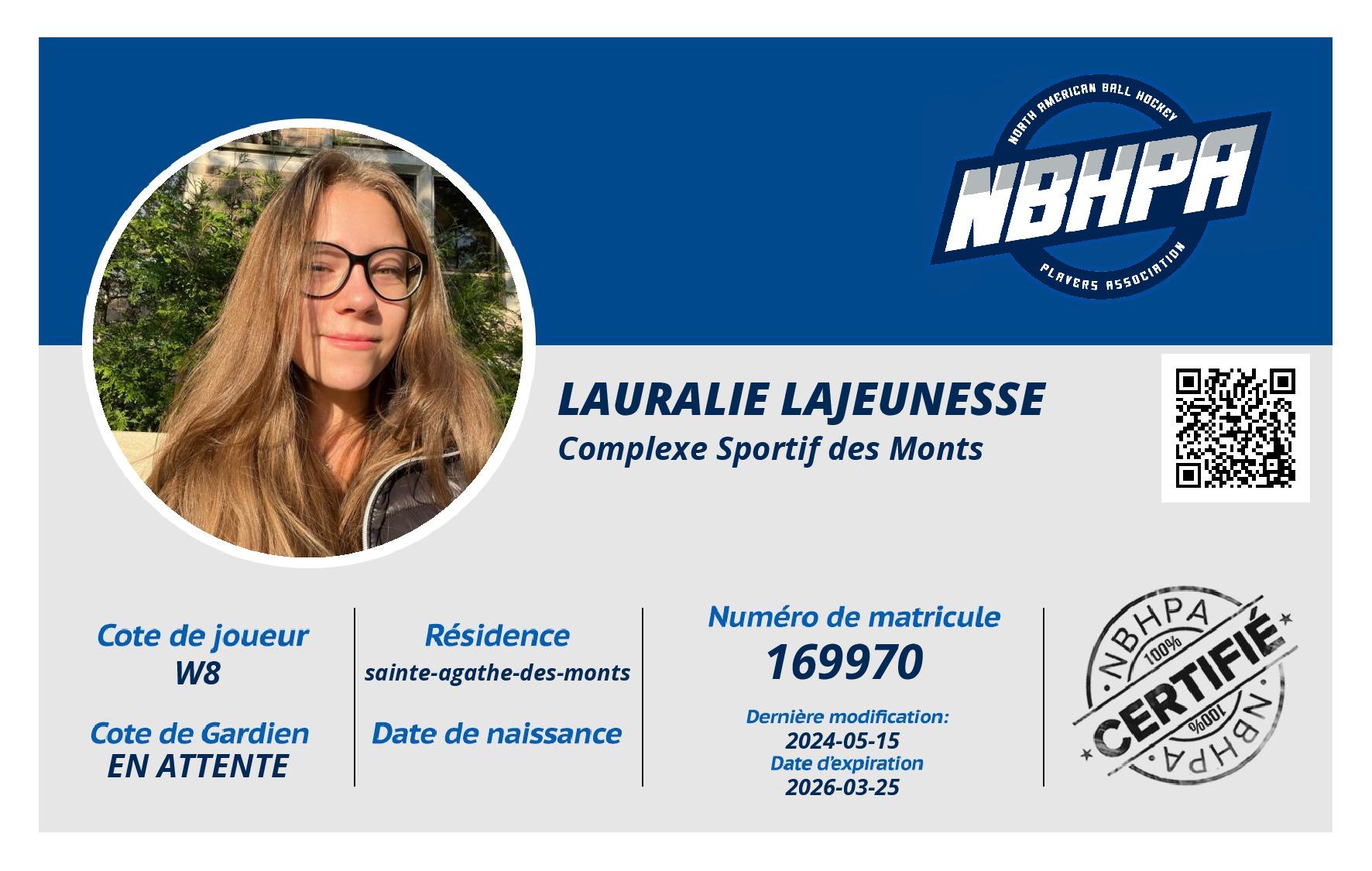 Lauralie Lajeunesse