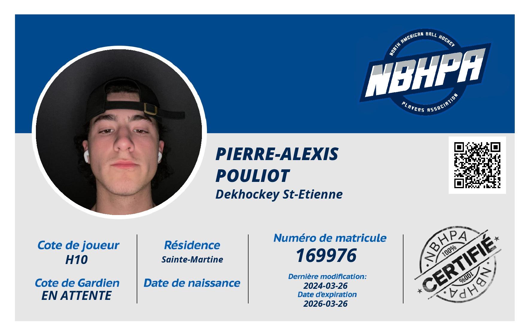 Pierre-Alexis  Pouliot