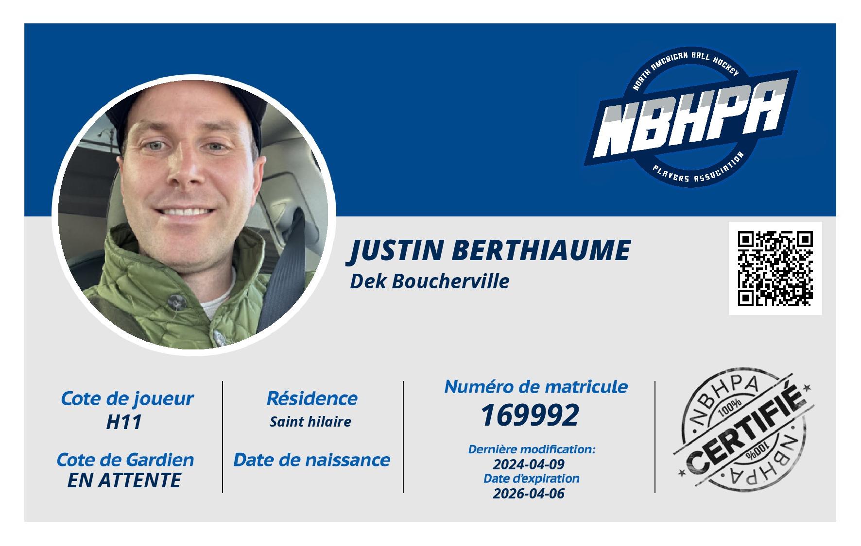 Justin Berthiaume 