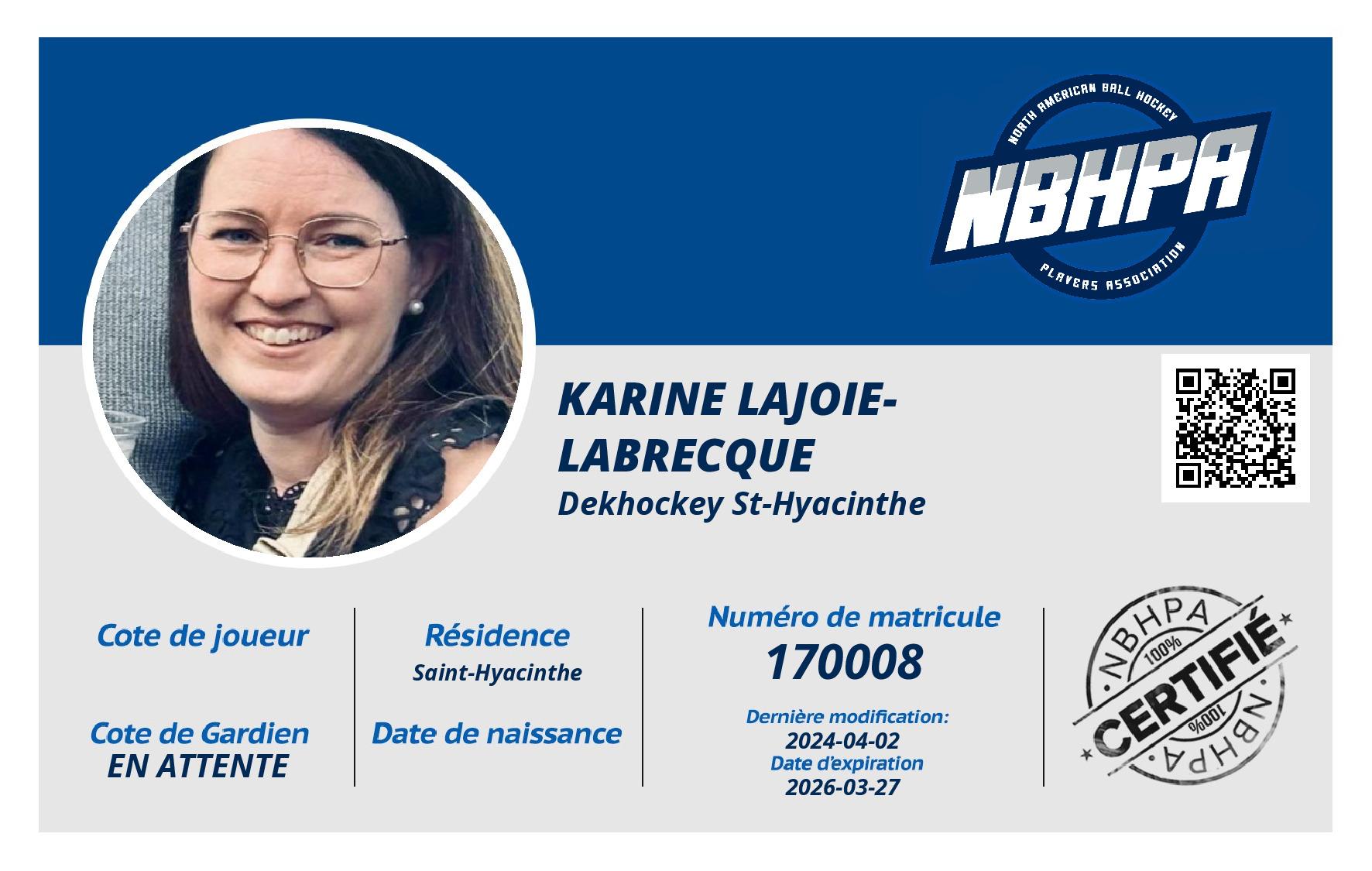 Karine Lajoie-Labrecque