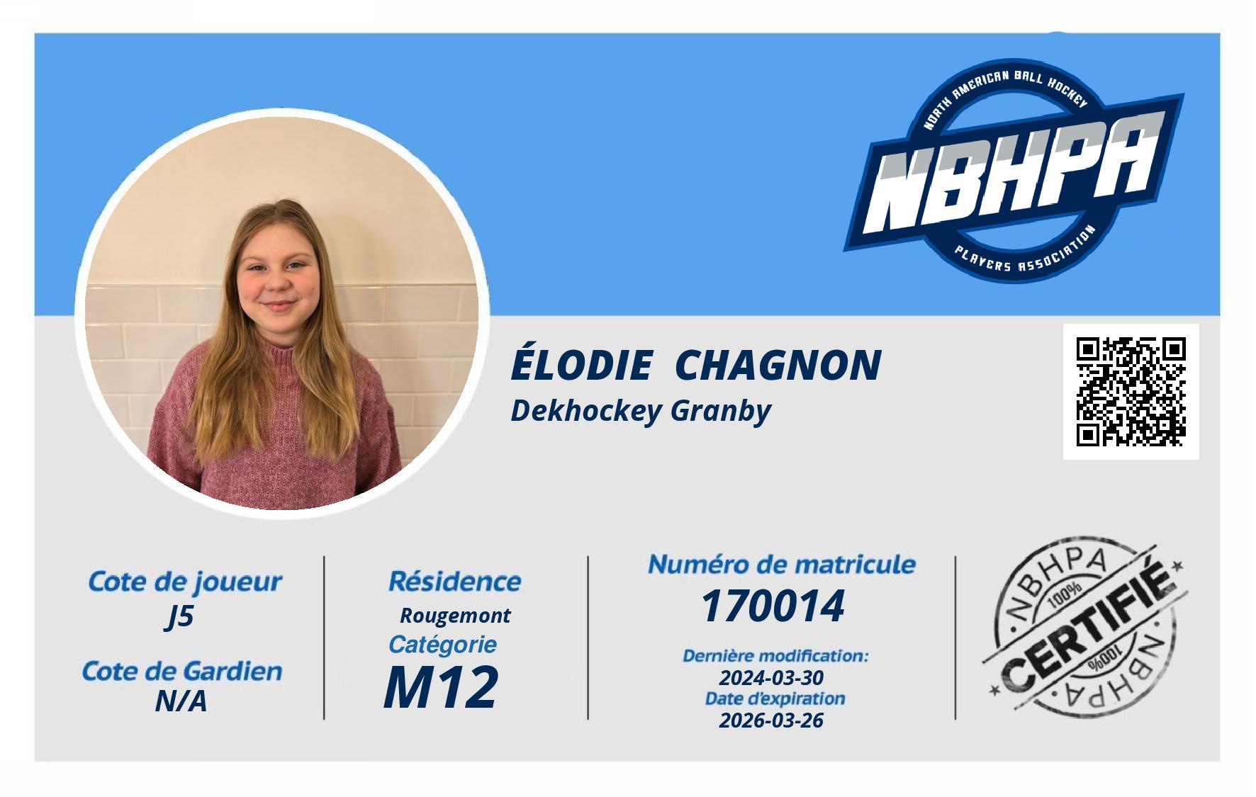 Élodie  Chagnon