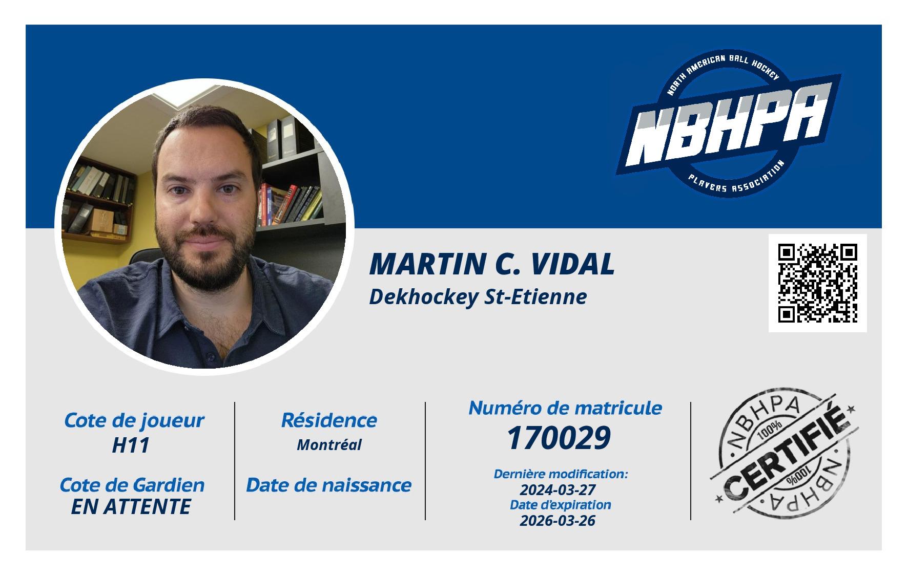 Martin C. Vidal