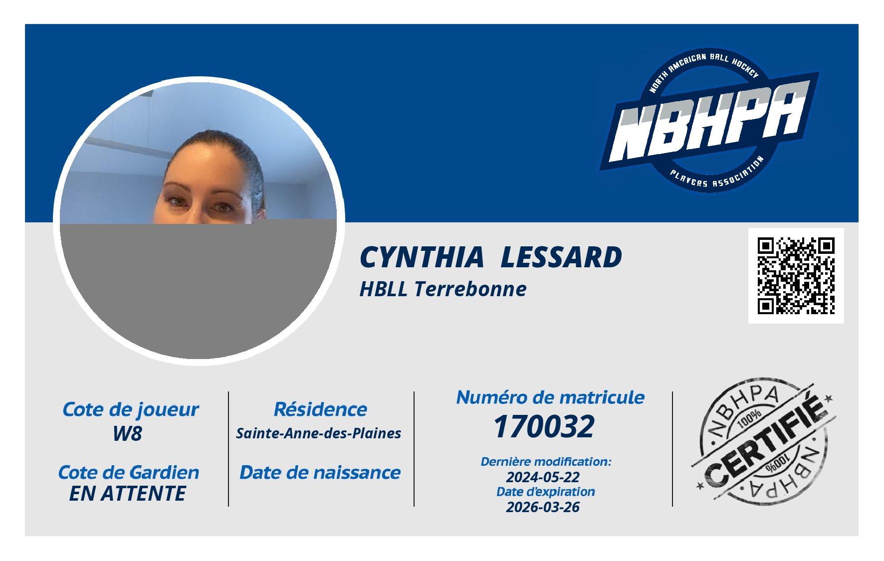 Cynthia  Lessard