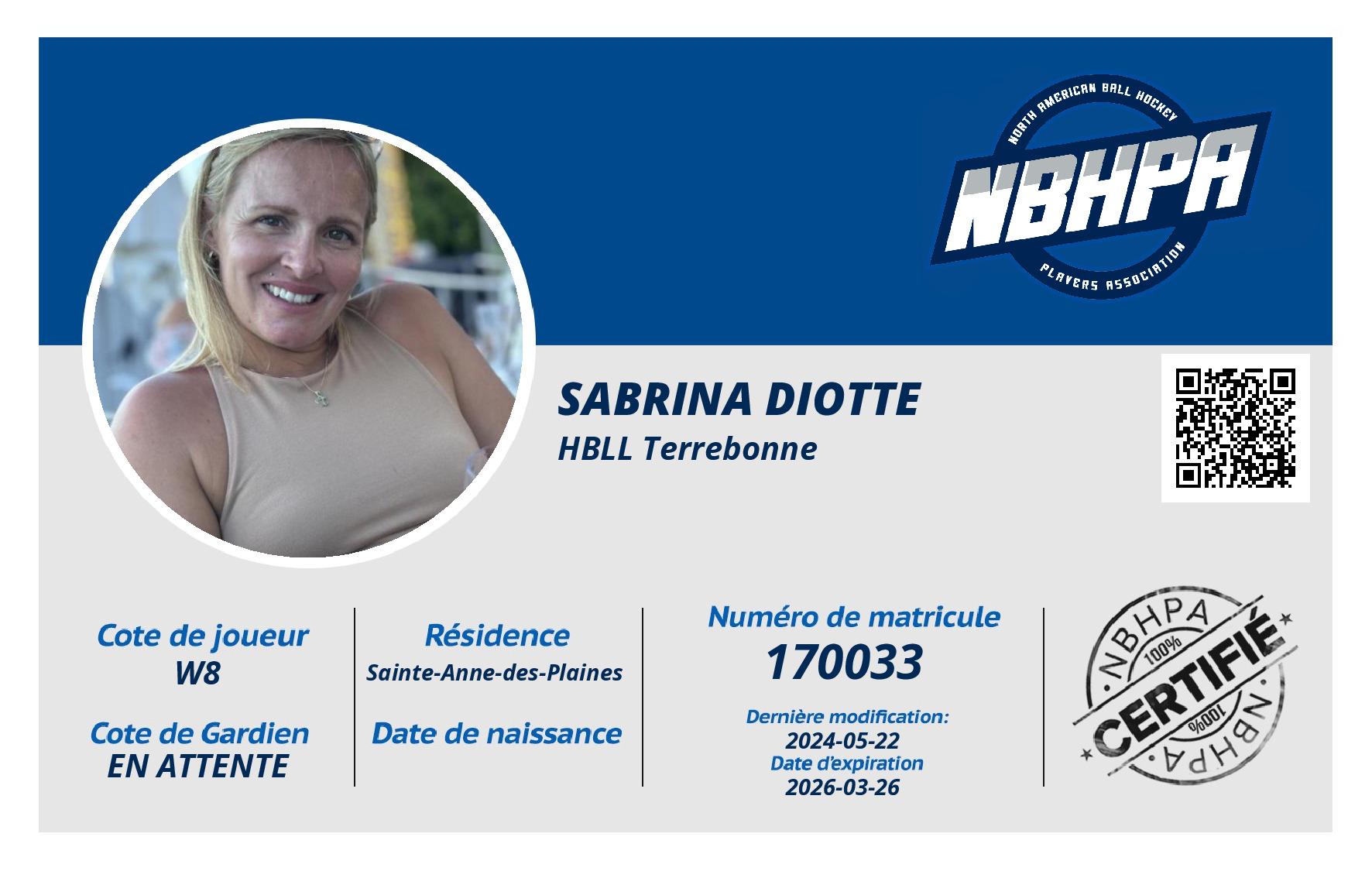 Sabrina Diotte