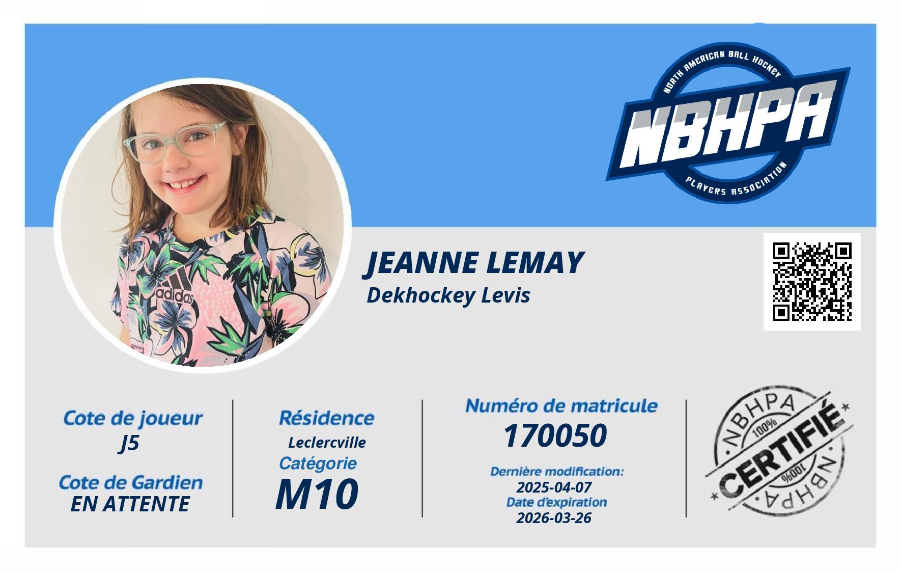 Jeanne Lemay