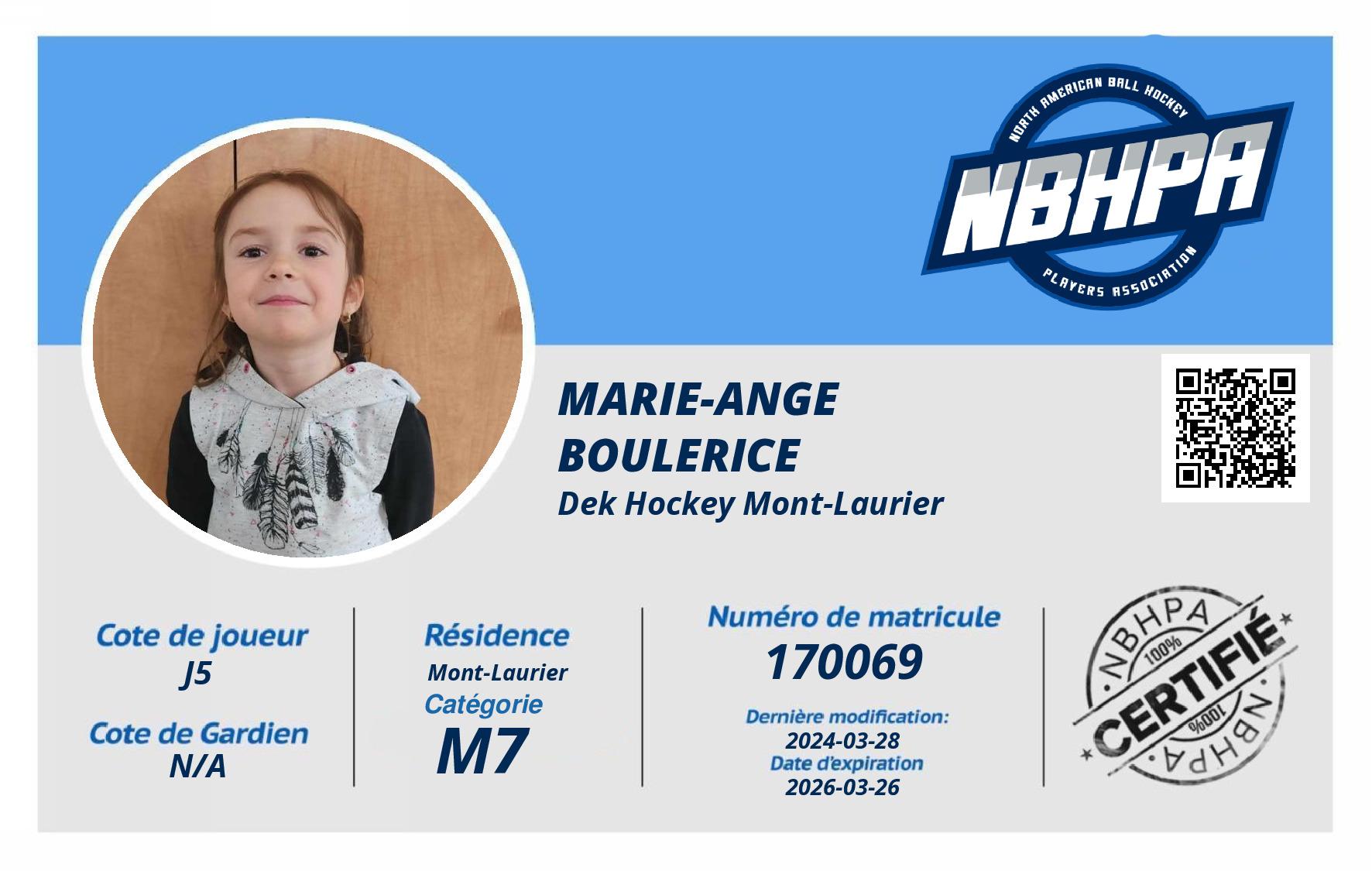 Marie-Ange Boulerice