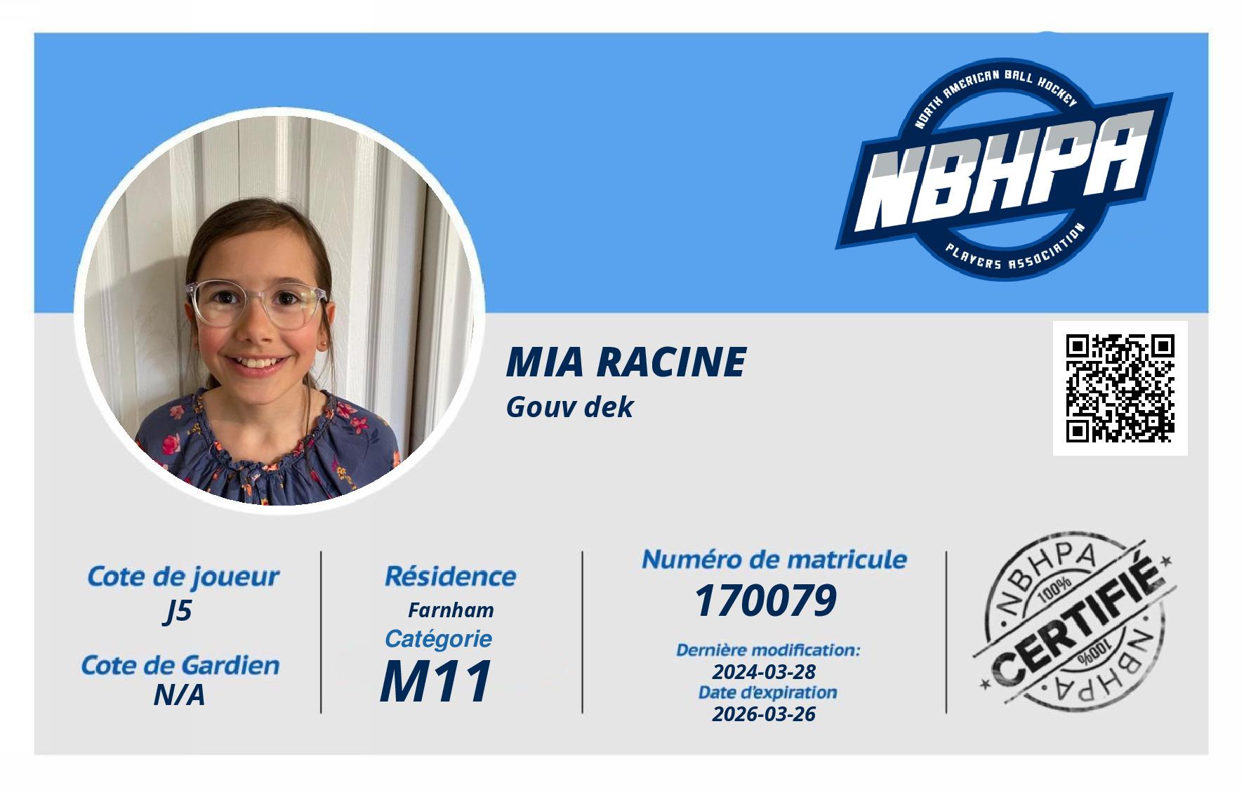 Mia Racine