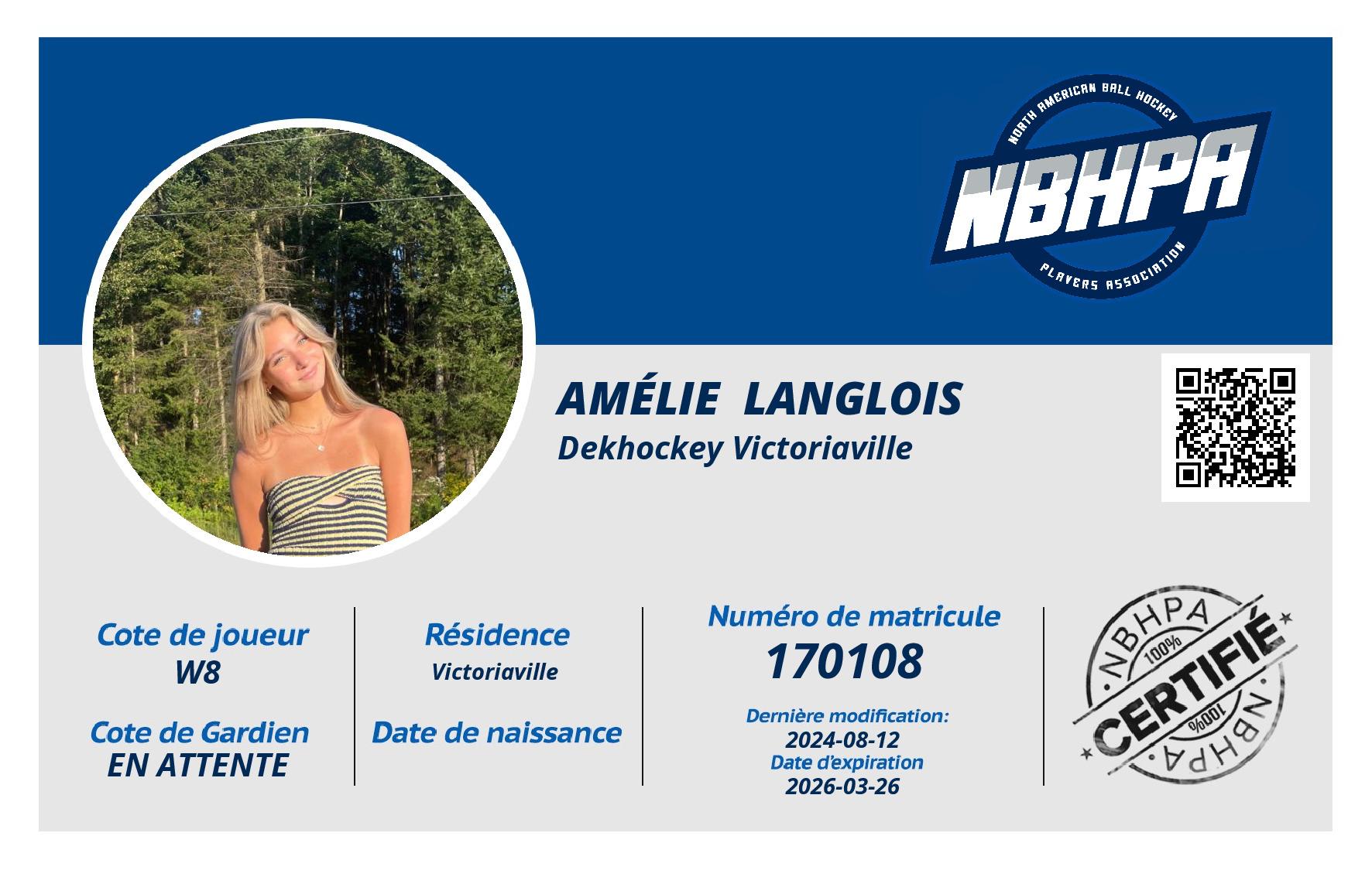 Amélie  Langlois 