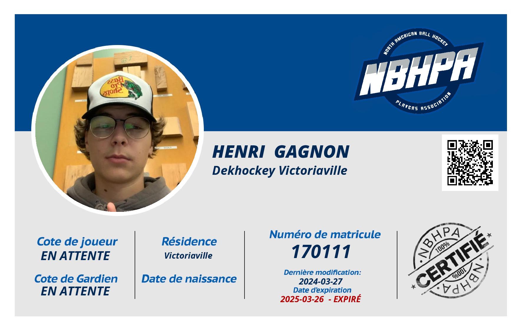 Henri  Gagnon