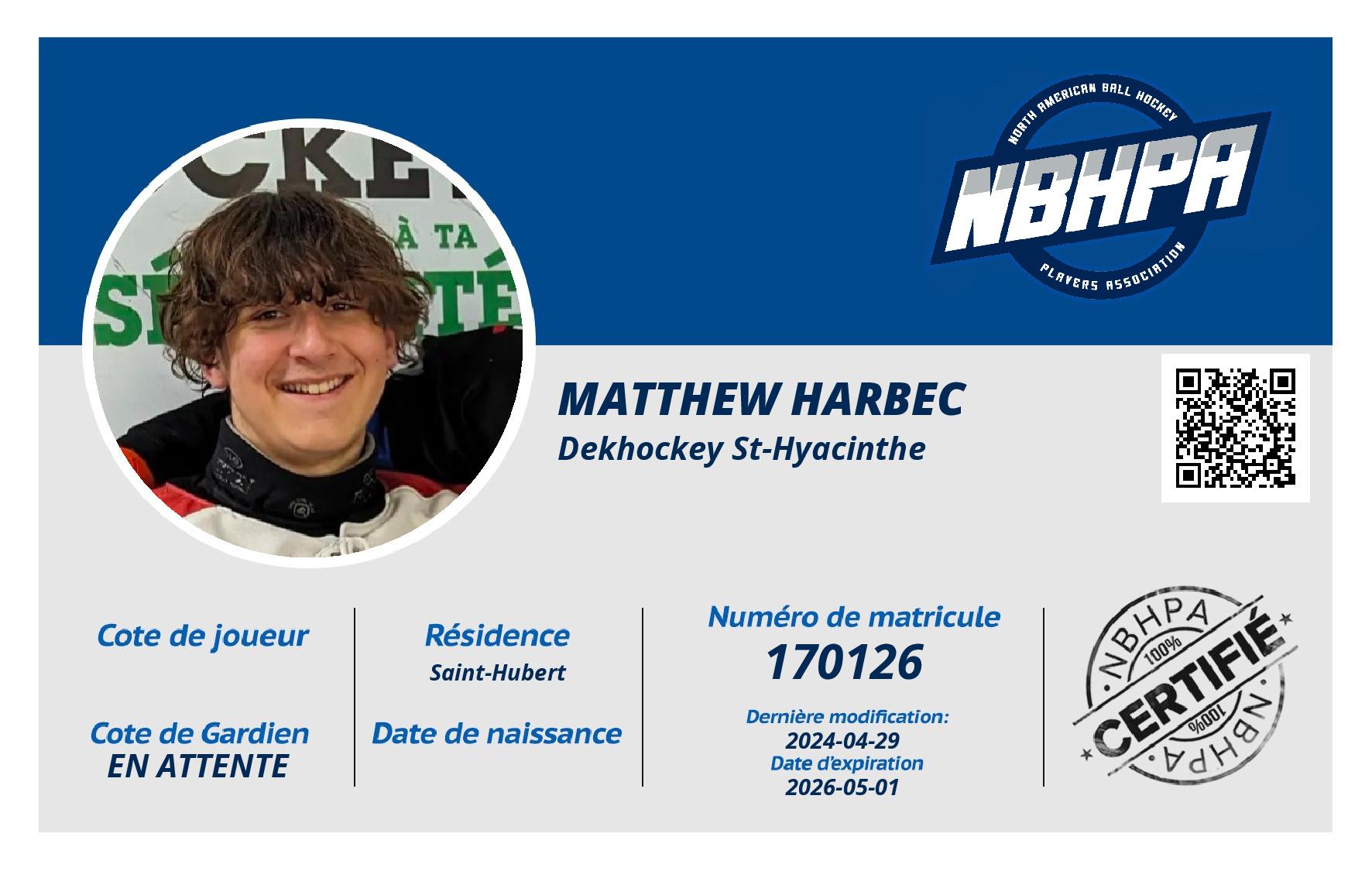 Matthew Harbec