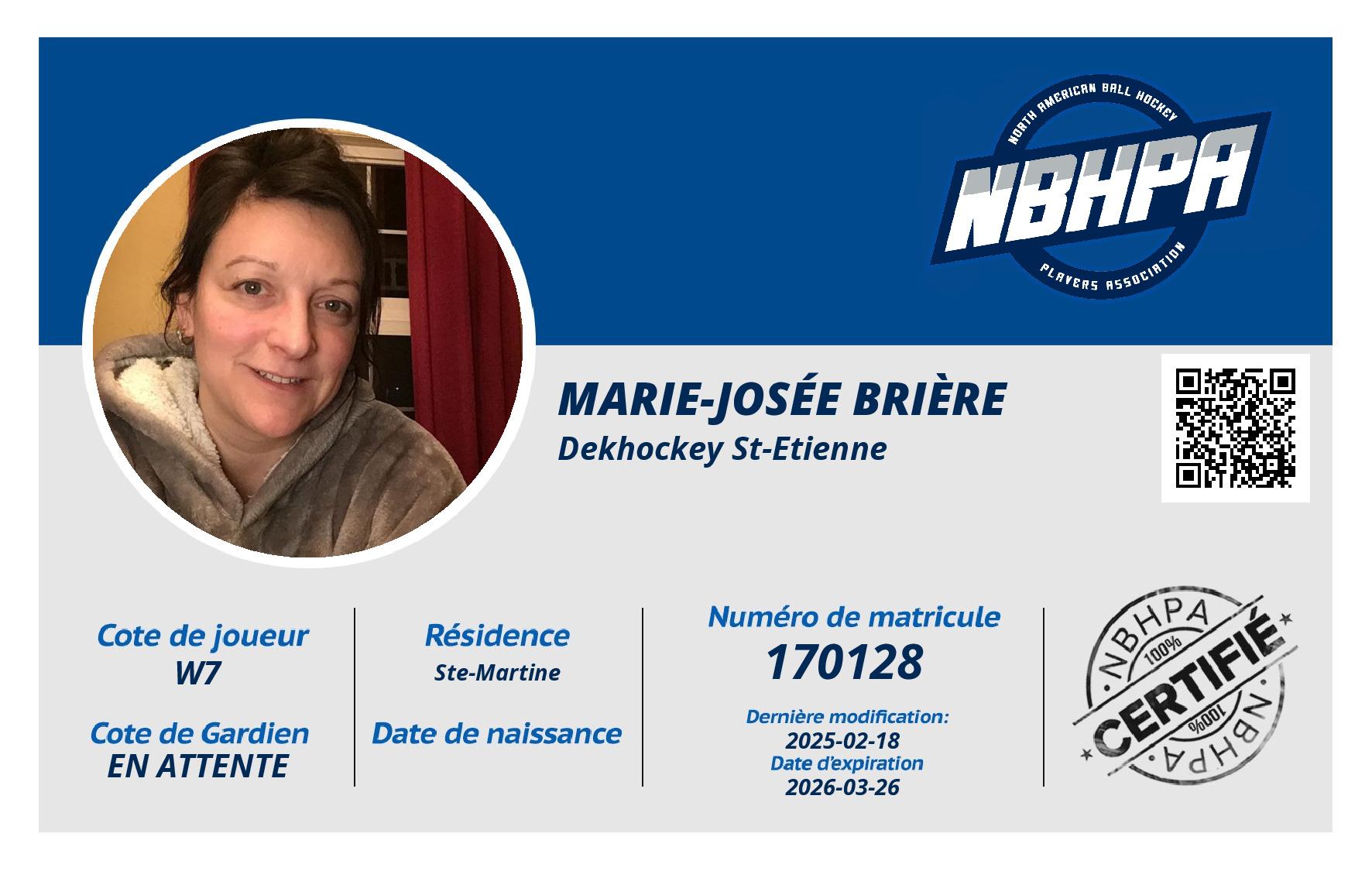 Marie-Josée Brière 
