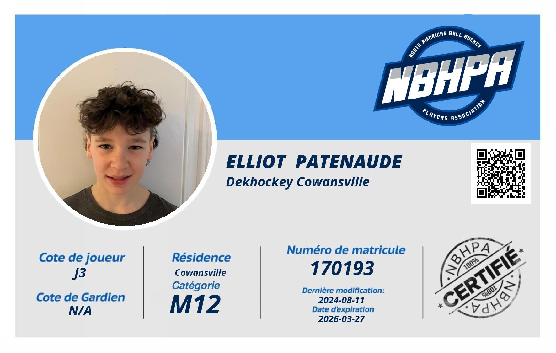 Elliot  Patenaude 