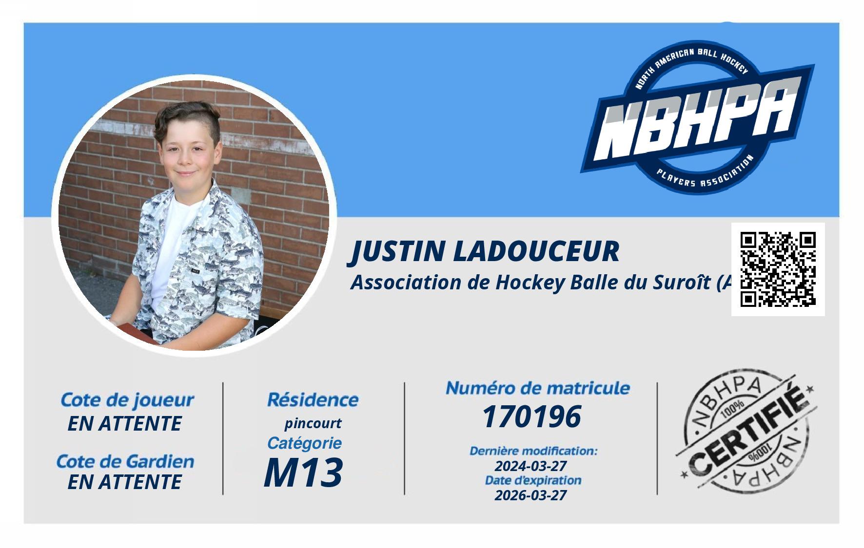 Justin Ladouceur
