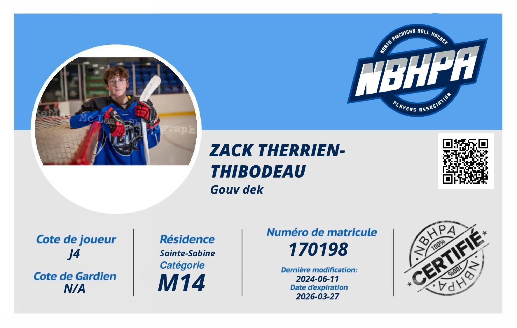 Zack Therrien-Thibodeau