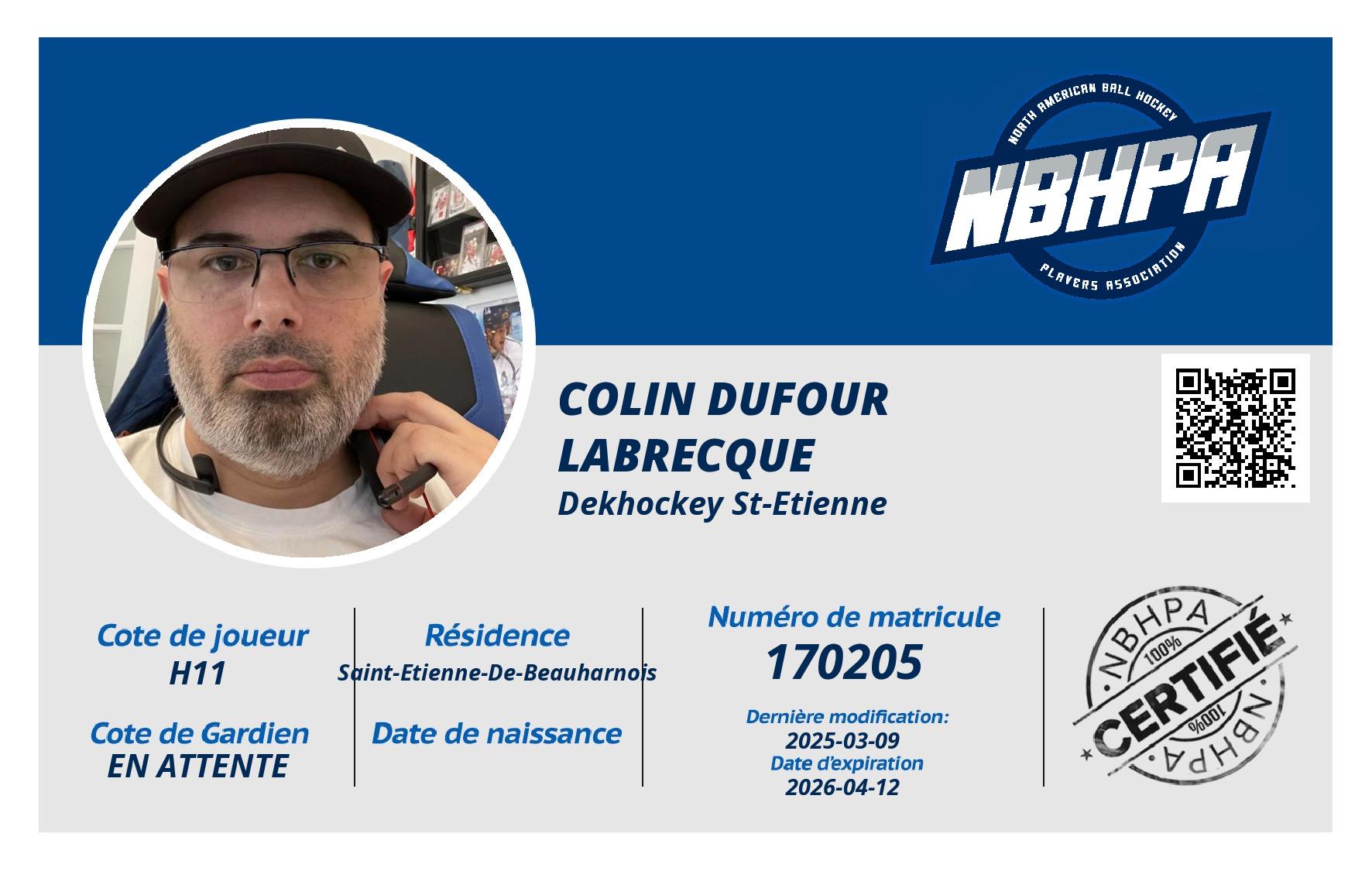 Colin Dufour Labrecque