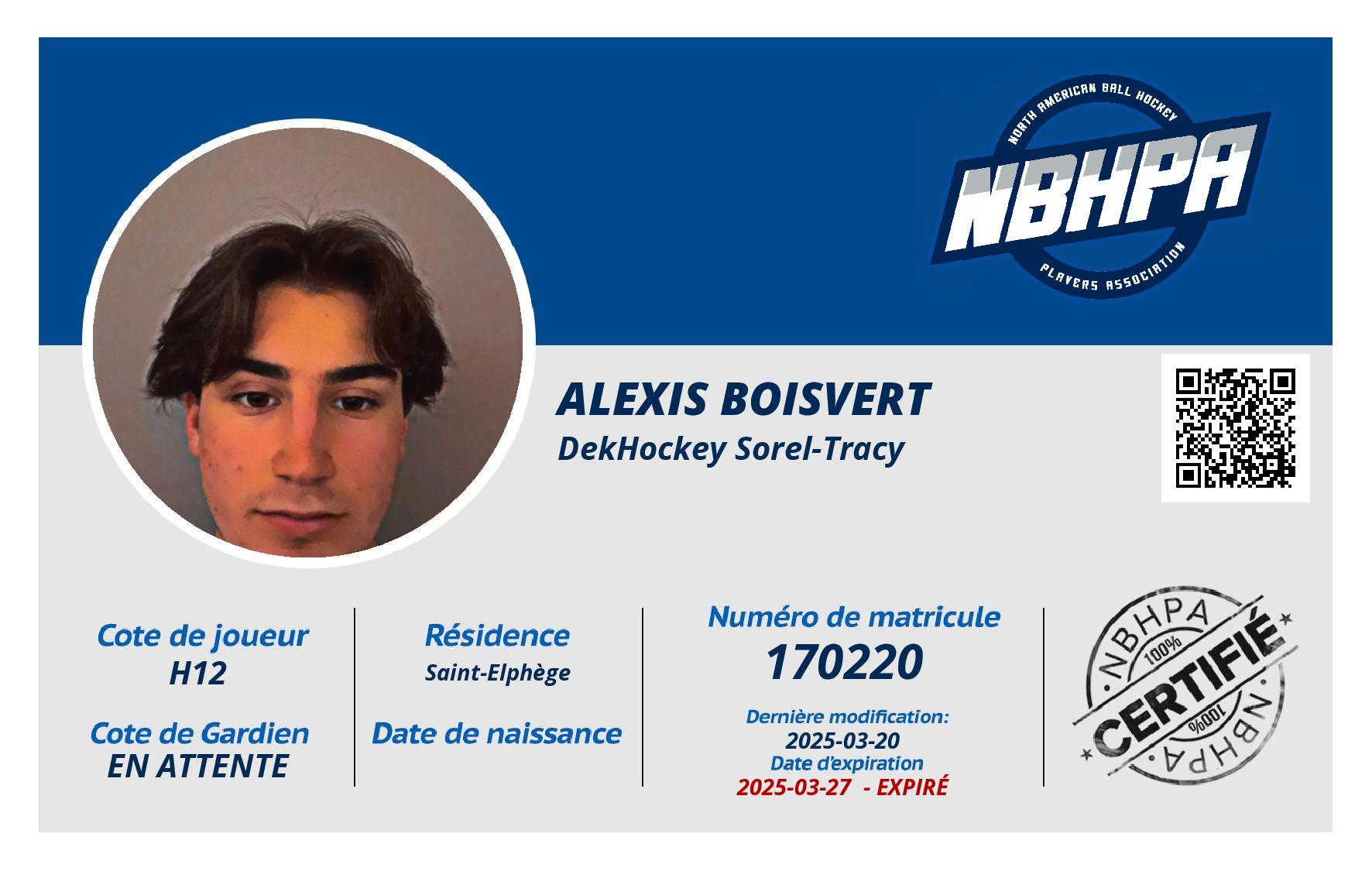 Alexis Boisvert
