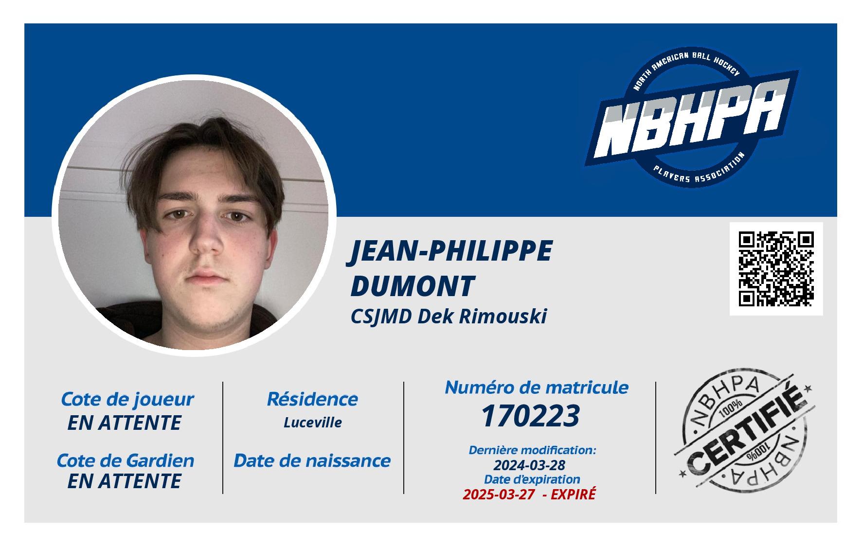 Jean-Philippe  Dumont