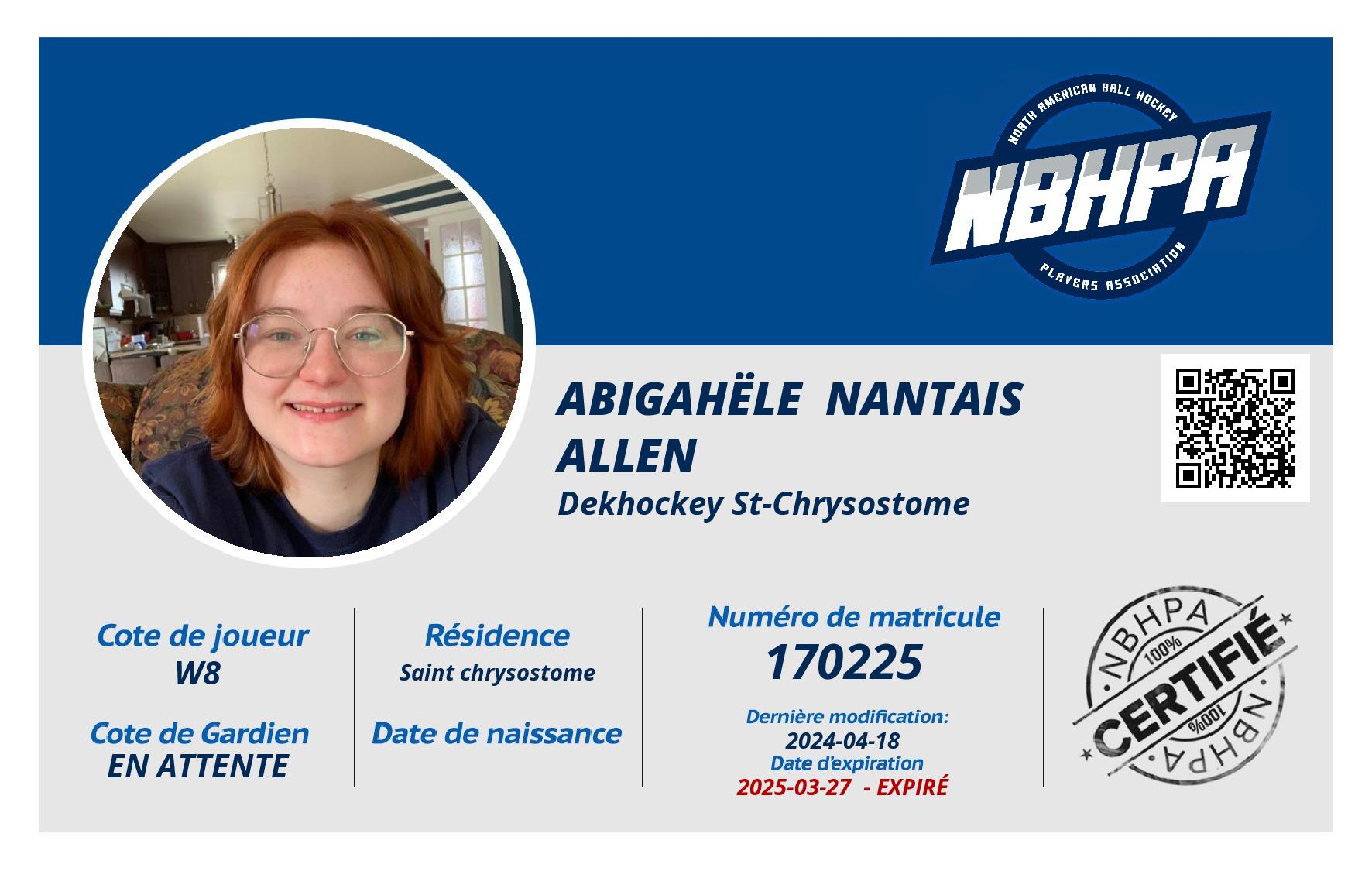 Abigahële  Nantais Allen 