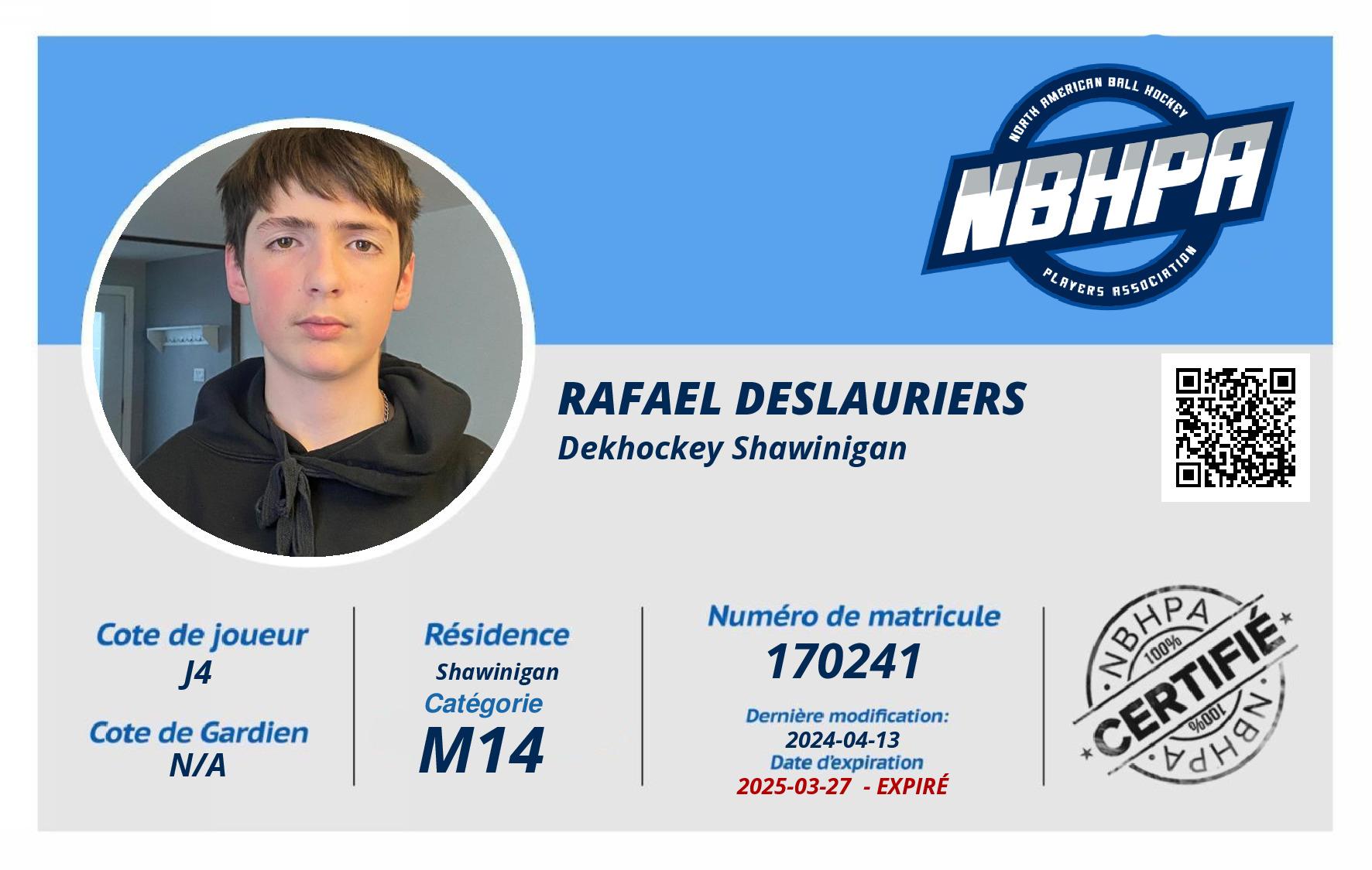 Rafael Deslauriers 