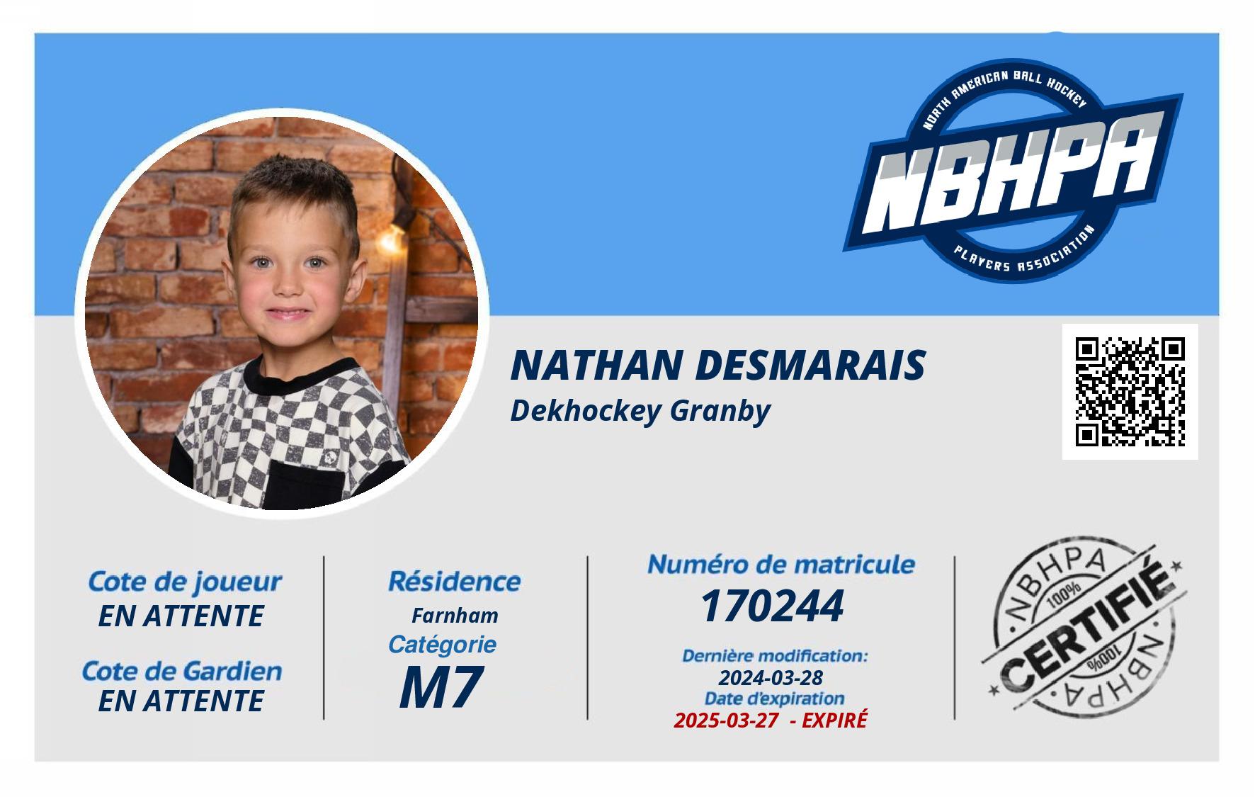 Nathan Desmarais