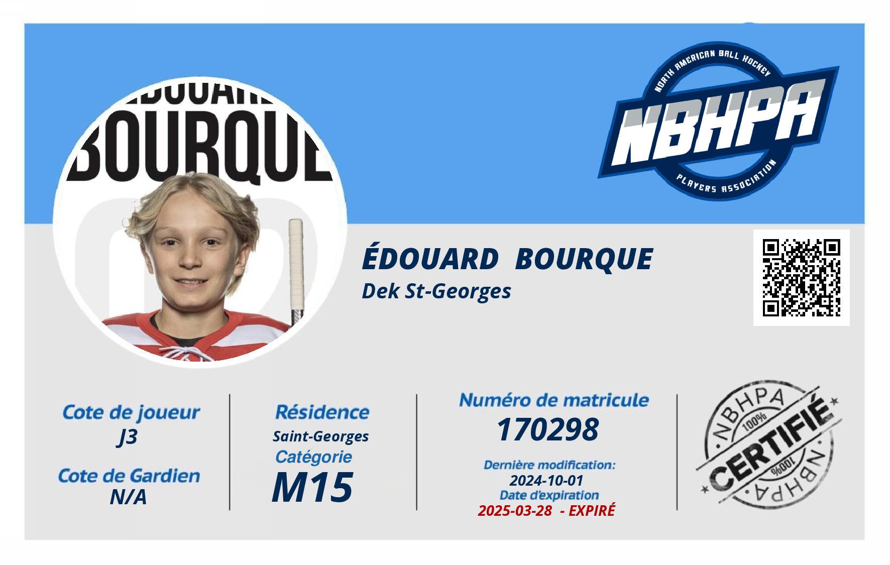Édouard  Bourque 