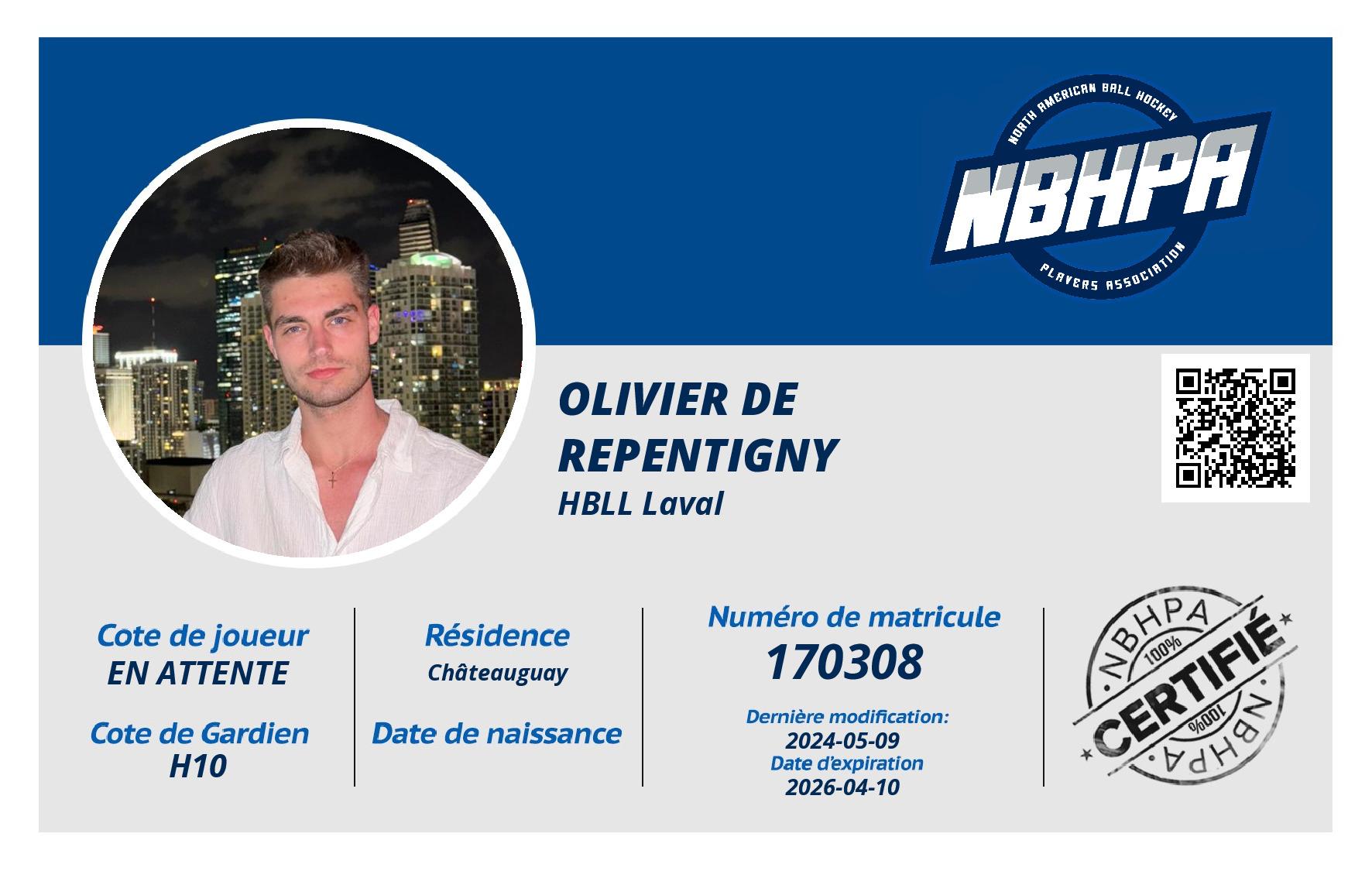 Olivier De Repentigny