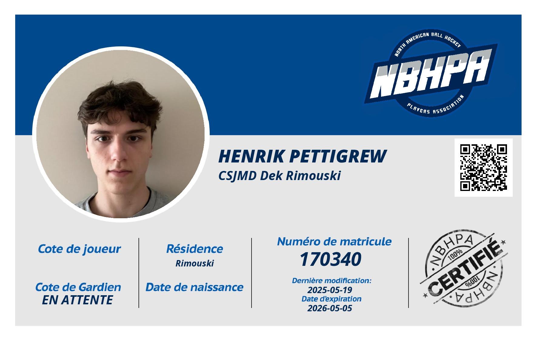 Henrik Pettigrew