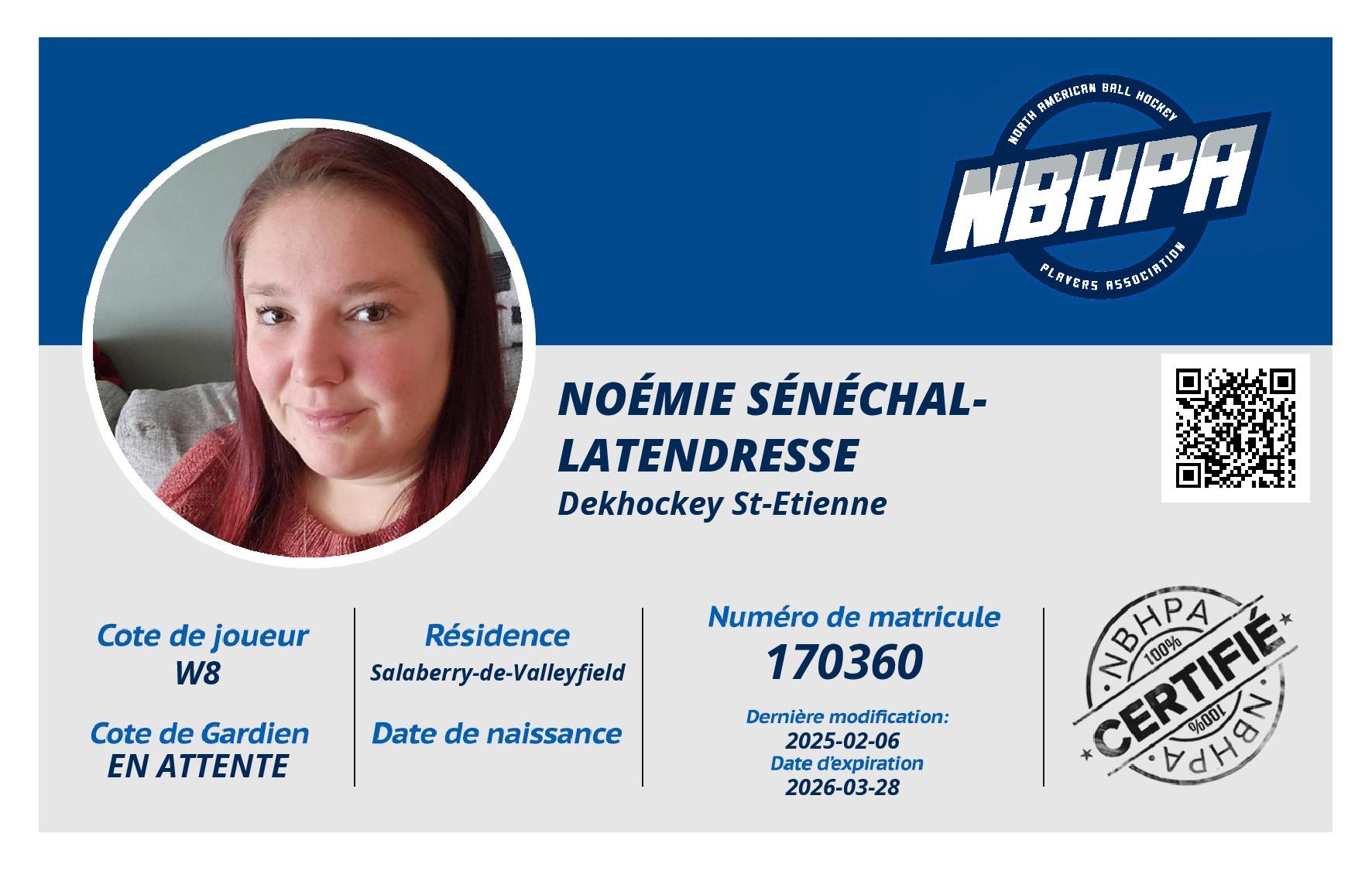 Noémie Sénéchal-Latendresse