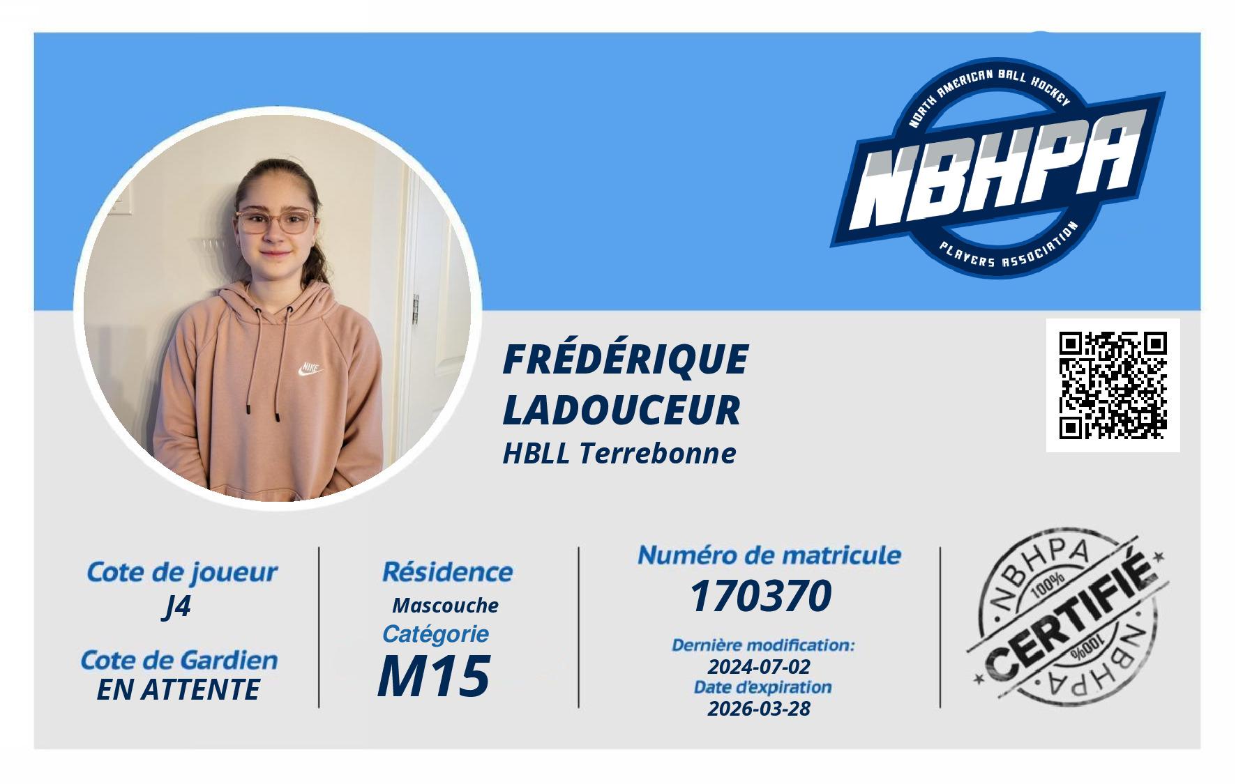Frédérique  Ladouceur 