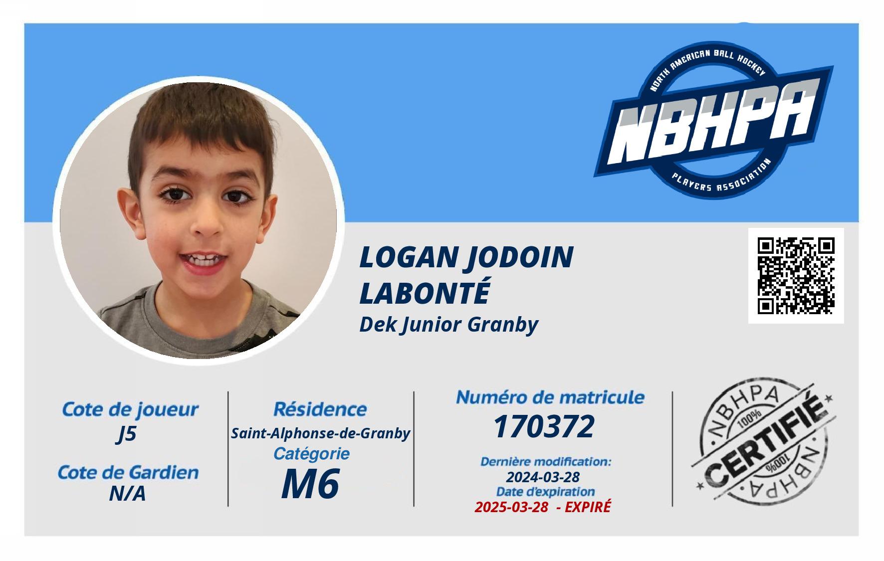 Logan Jodoin Labonté