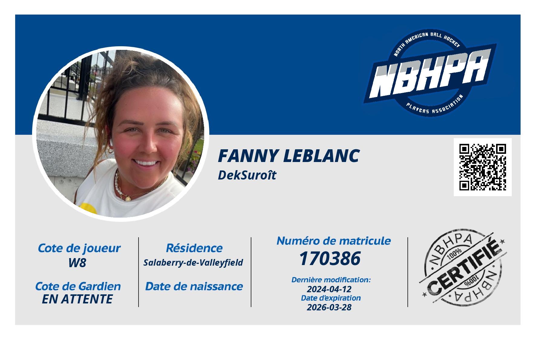 Fanny Leblanc