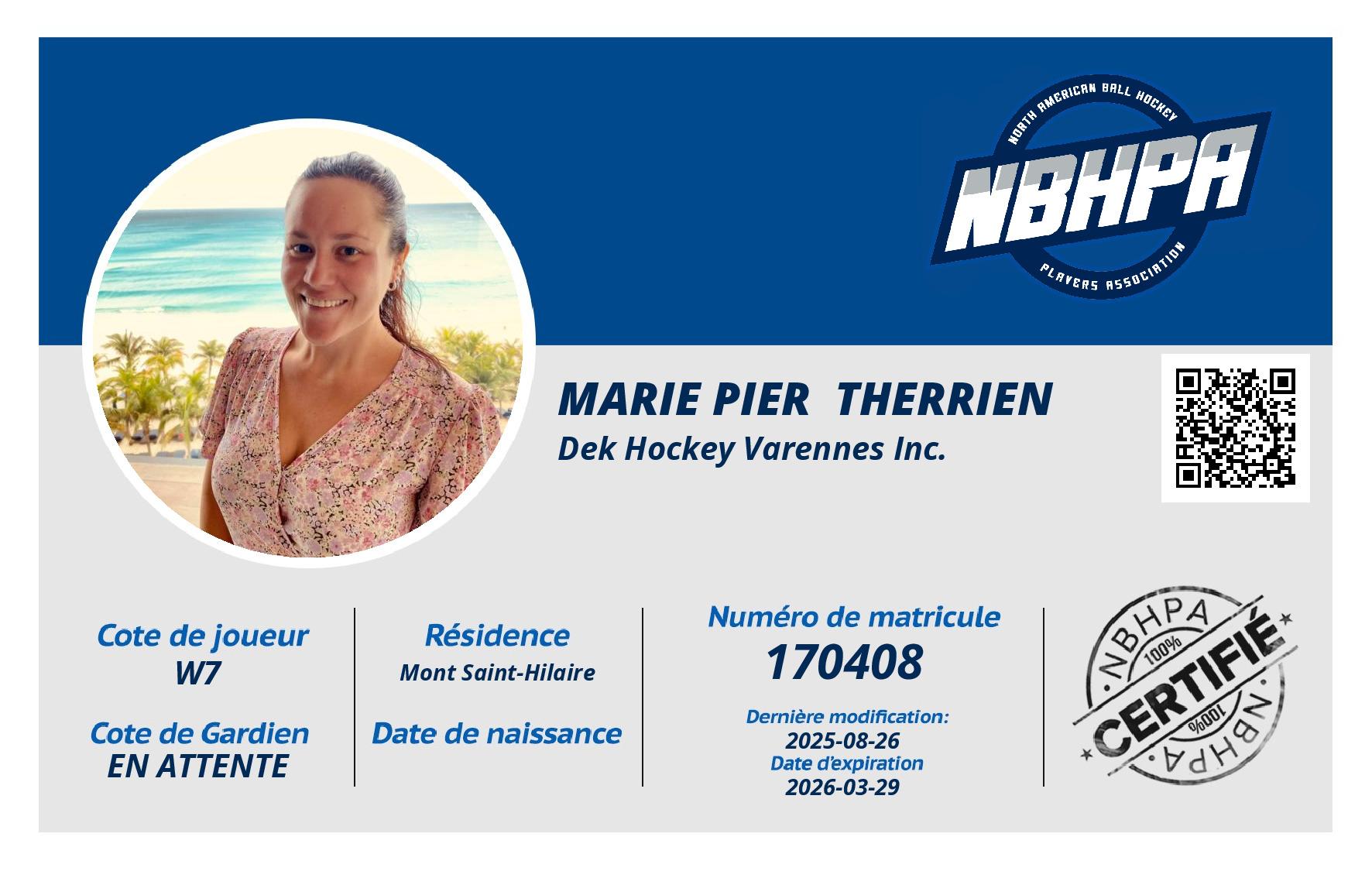 Marie Pier  Therrien