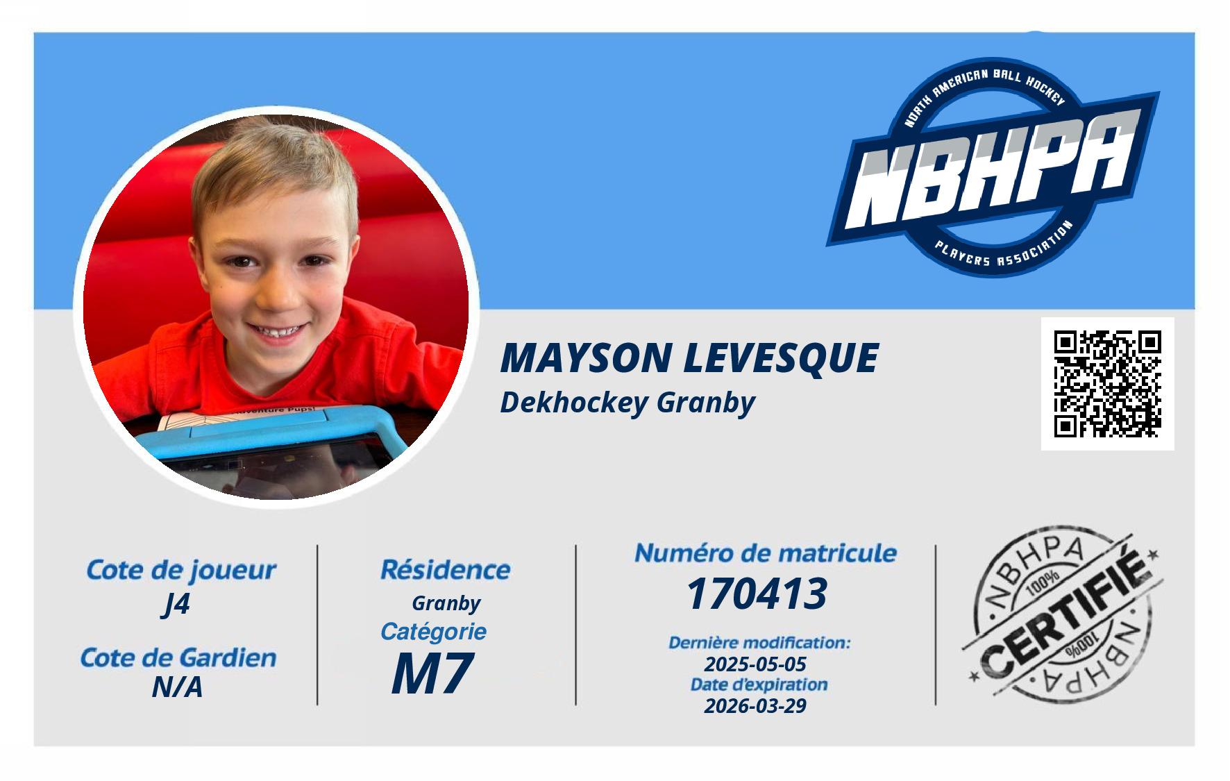 Mayson Levesque