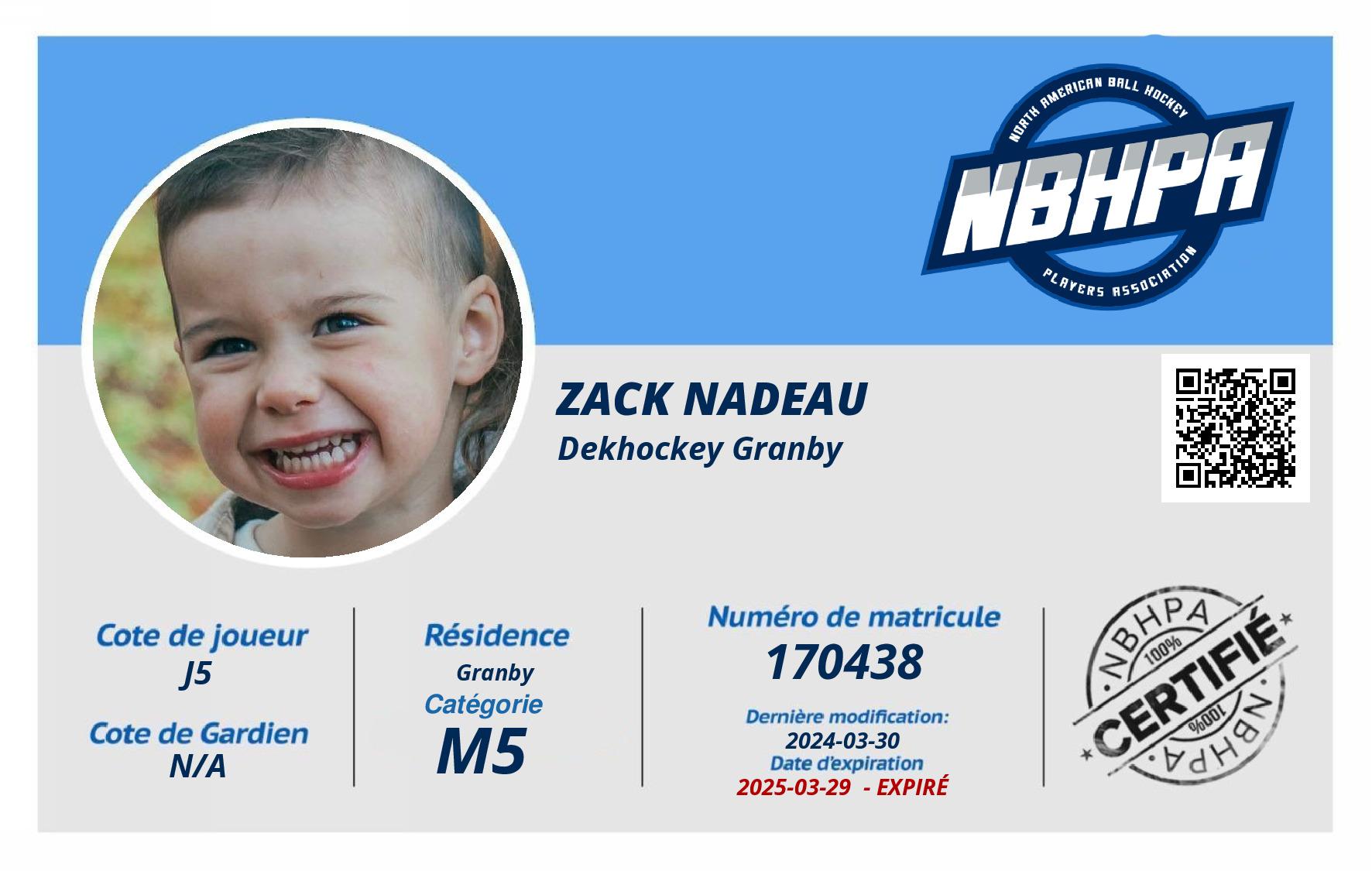 Zack Nadeau