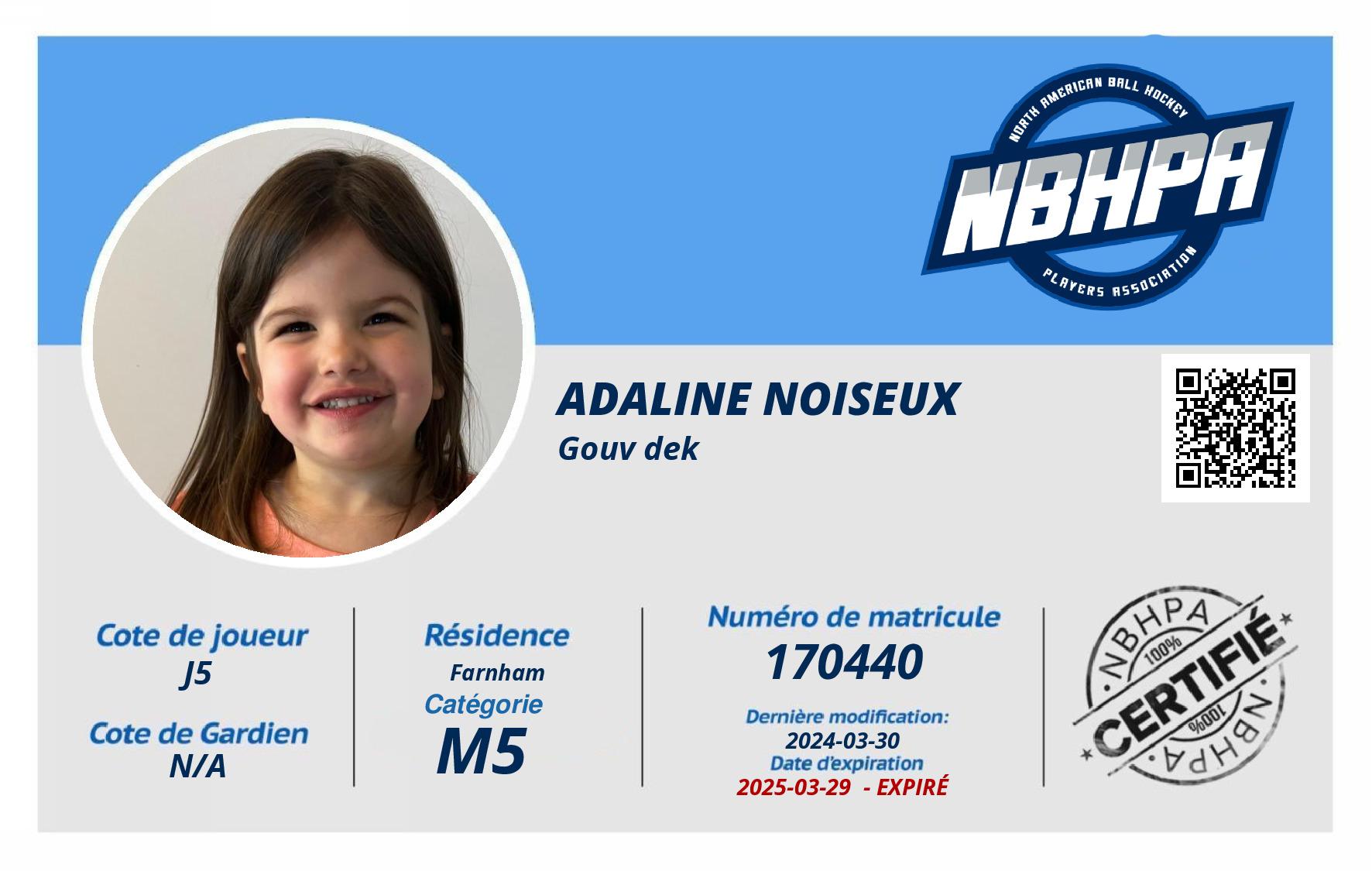 Adaline Noiseux 