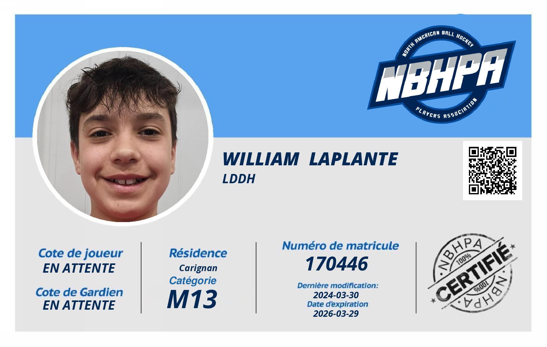 William  Laplante 