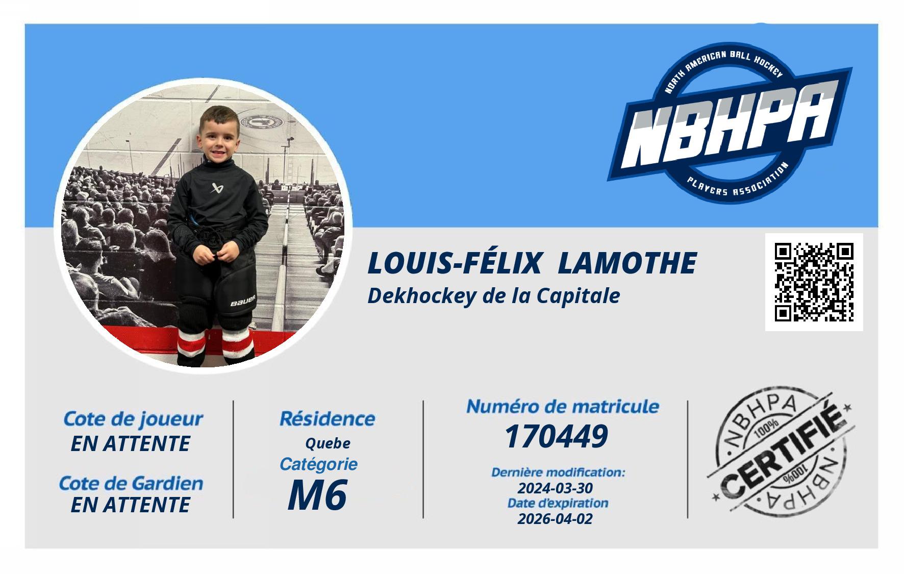 Louis-Félix  Lamothe