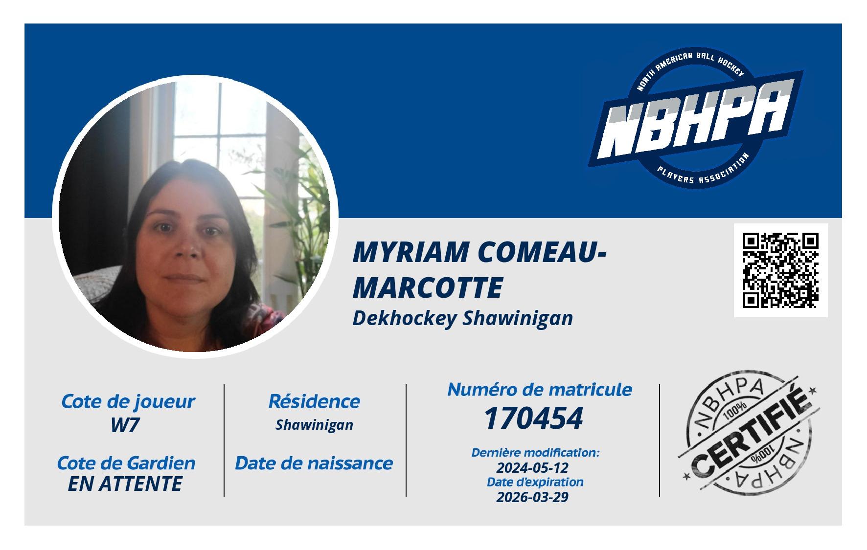 Myriam Comeau-Marcotte