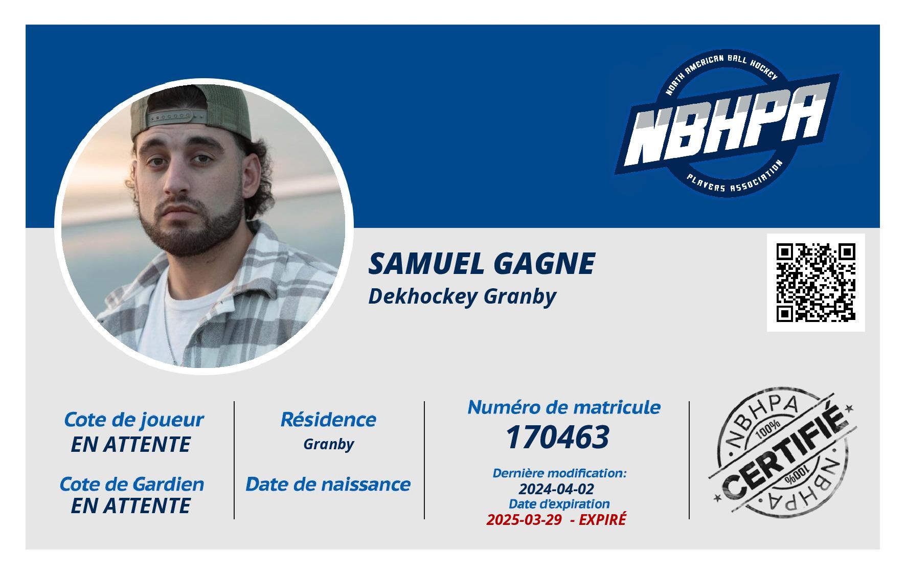 Samuel Gagne