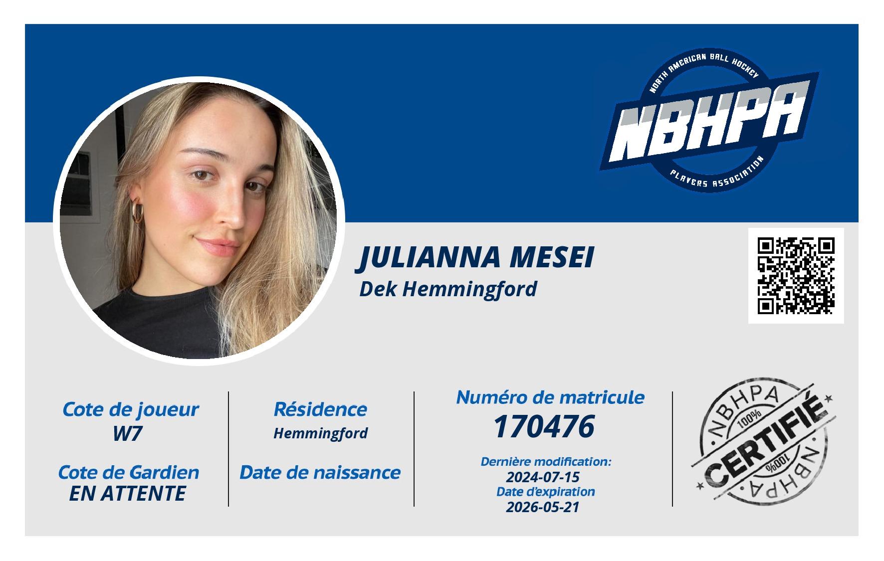 Julianna Mesei