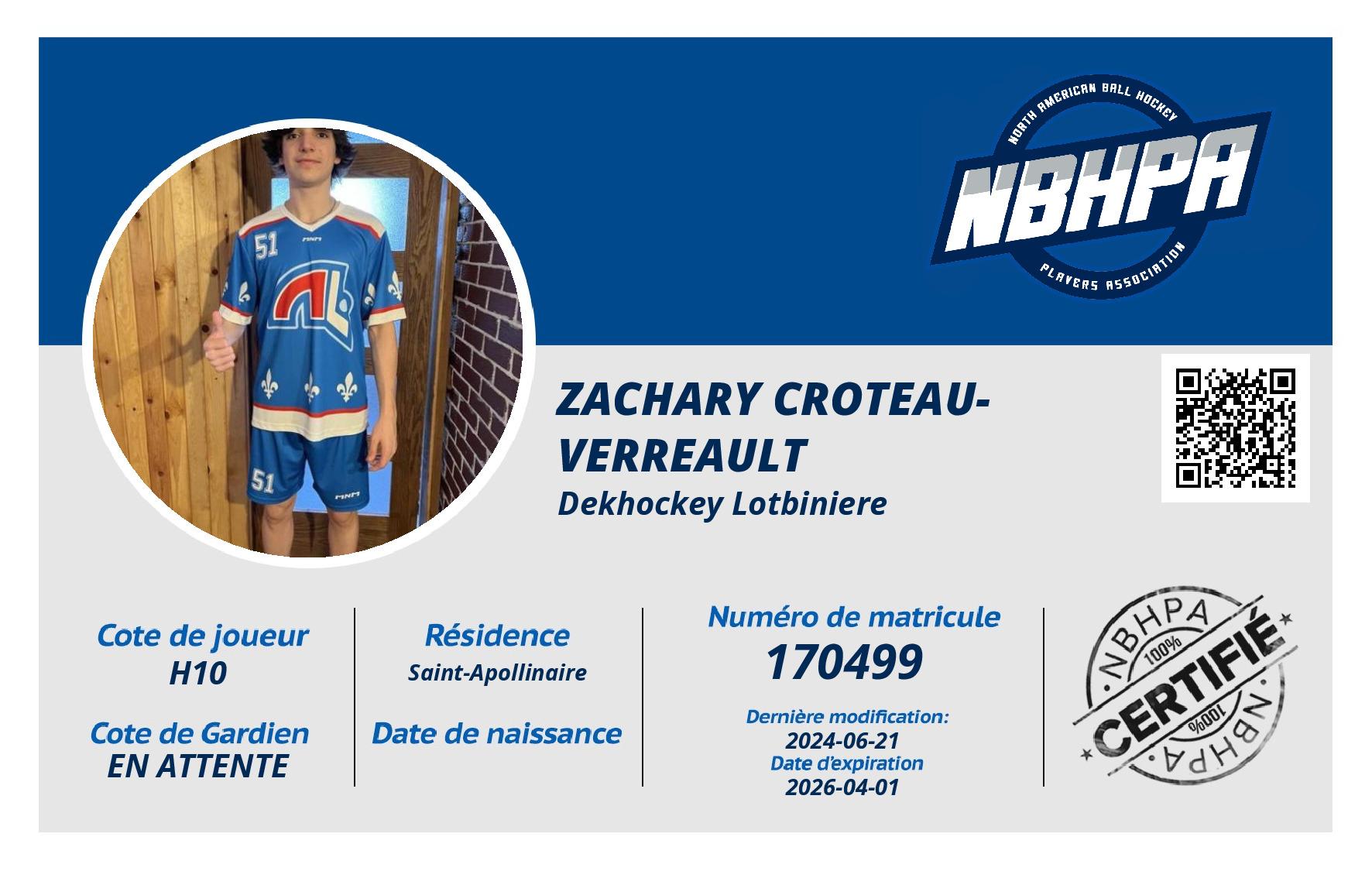 Zachary Croteau-Verreault 
