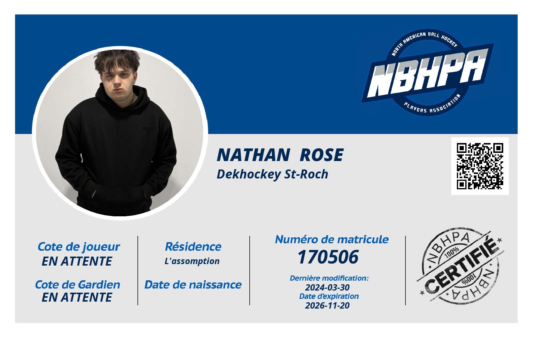 Nathan  Rose 