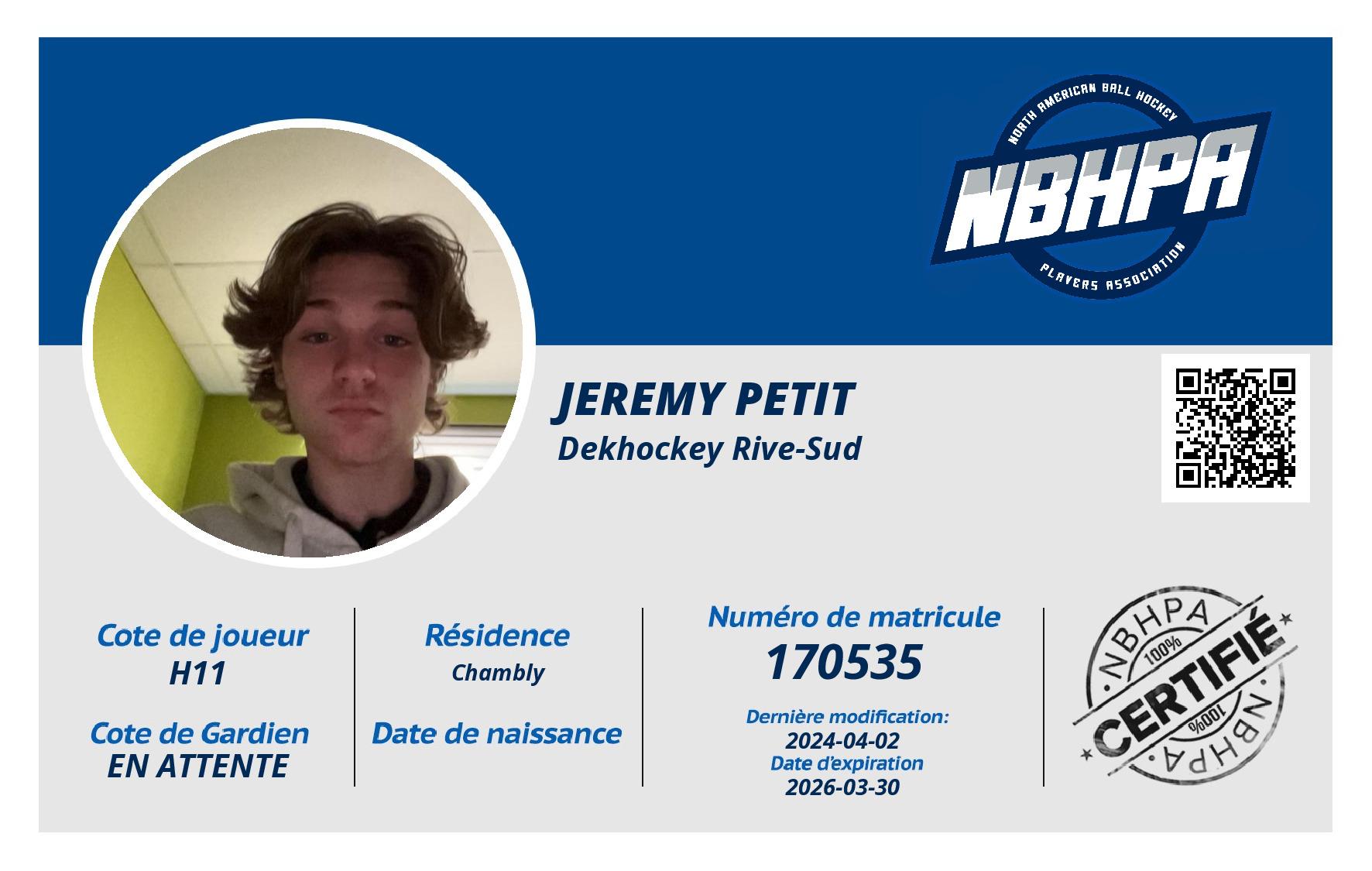 Jeremy Petit
