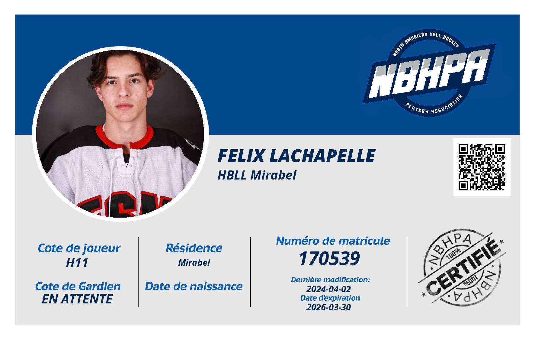Felix Lachapelle