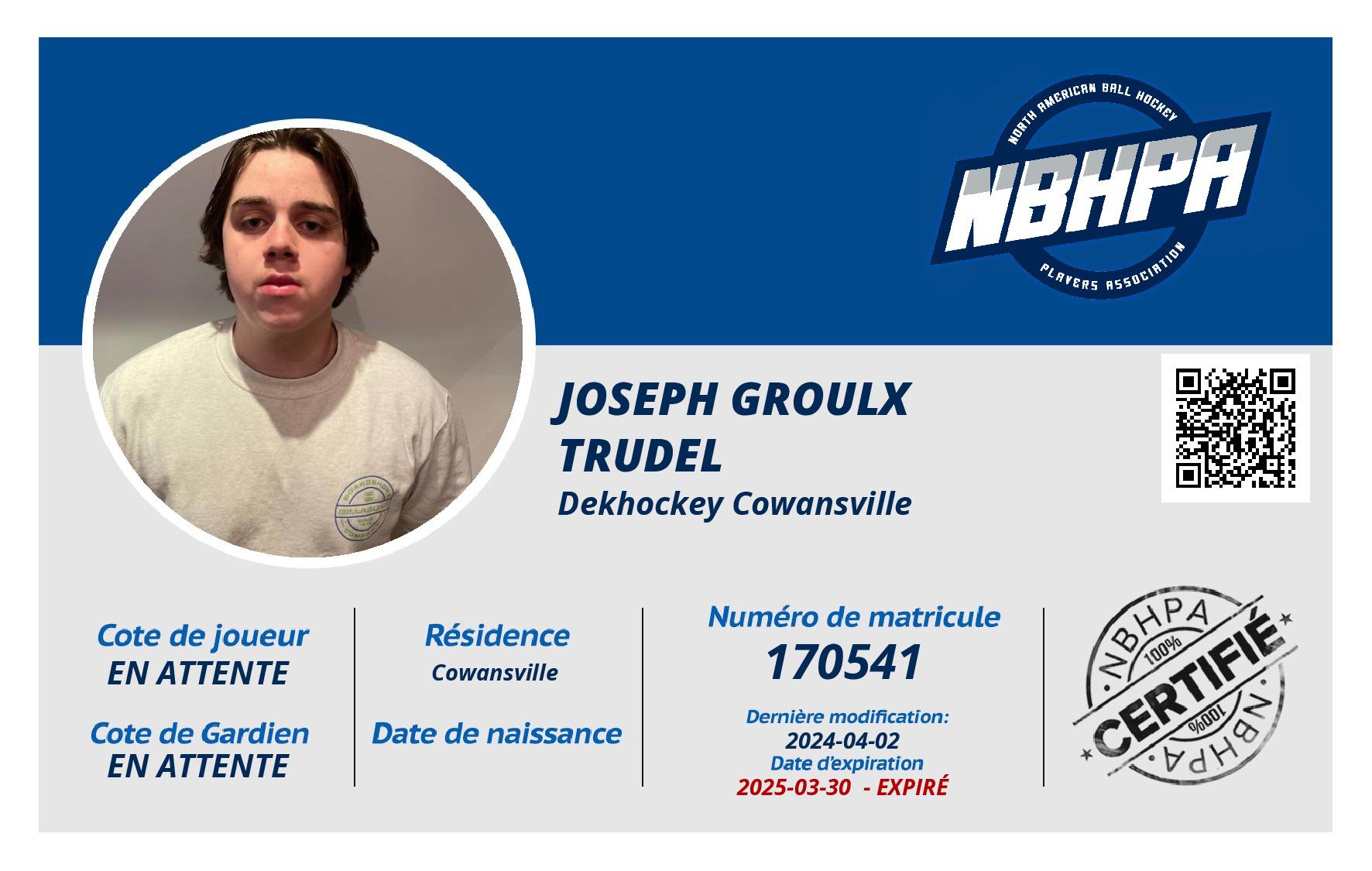 Joseph Groulx Trudel