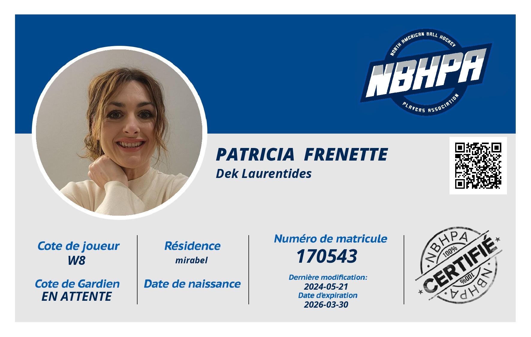 Patricia  Frenette 