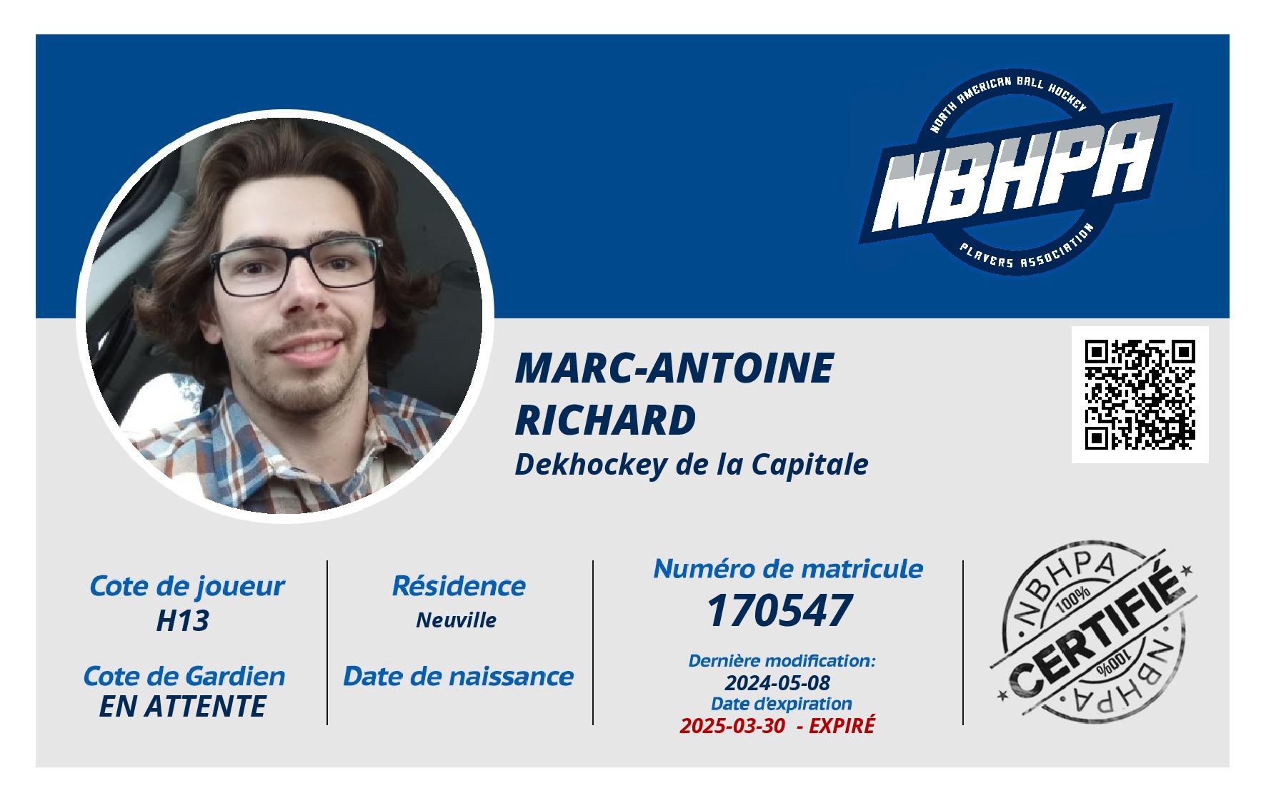 Marc-Antoine  Richard 