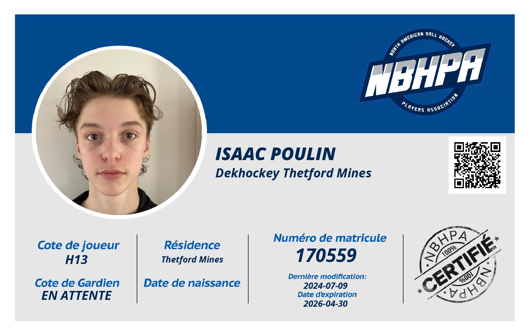 Isaac Poulin