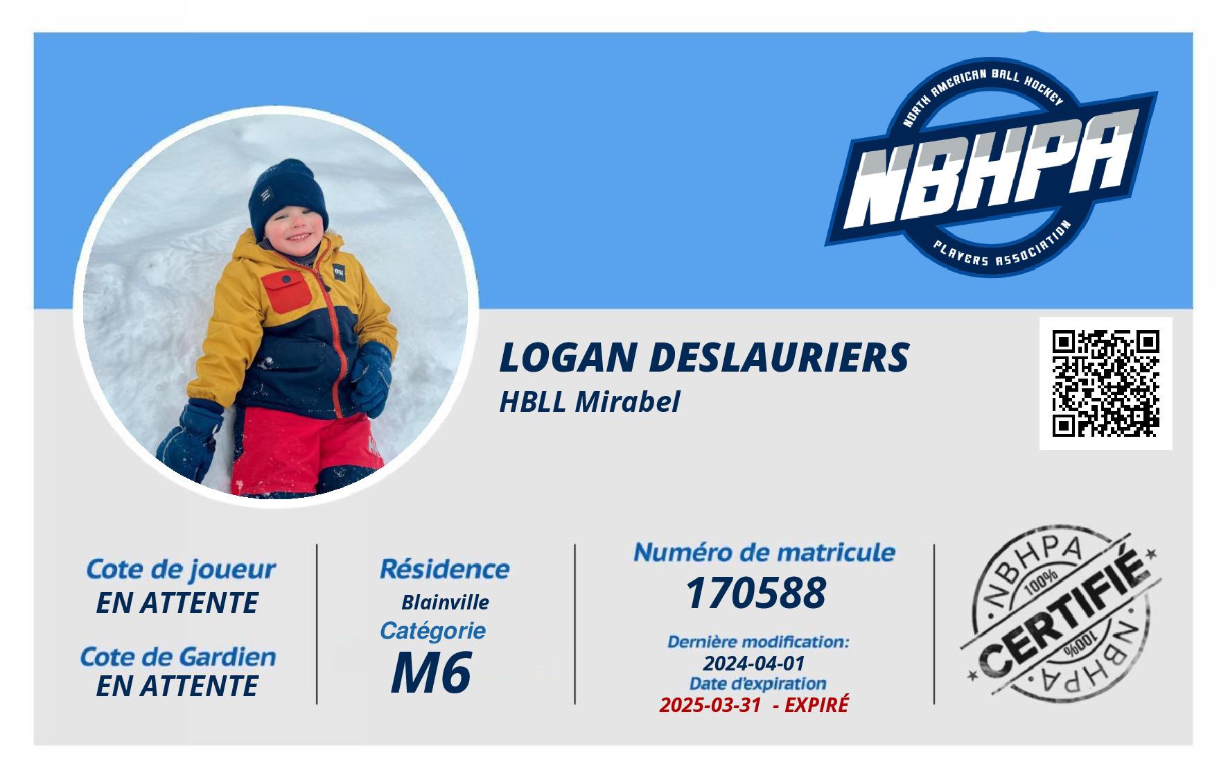 Logan Deslauriers
