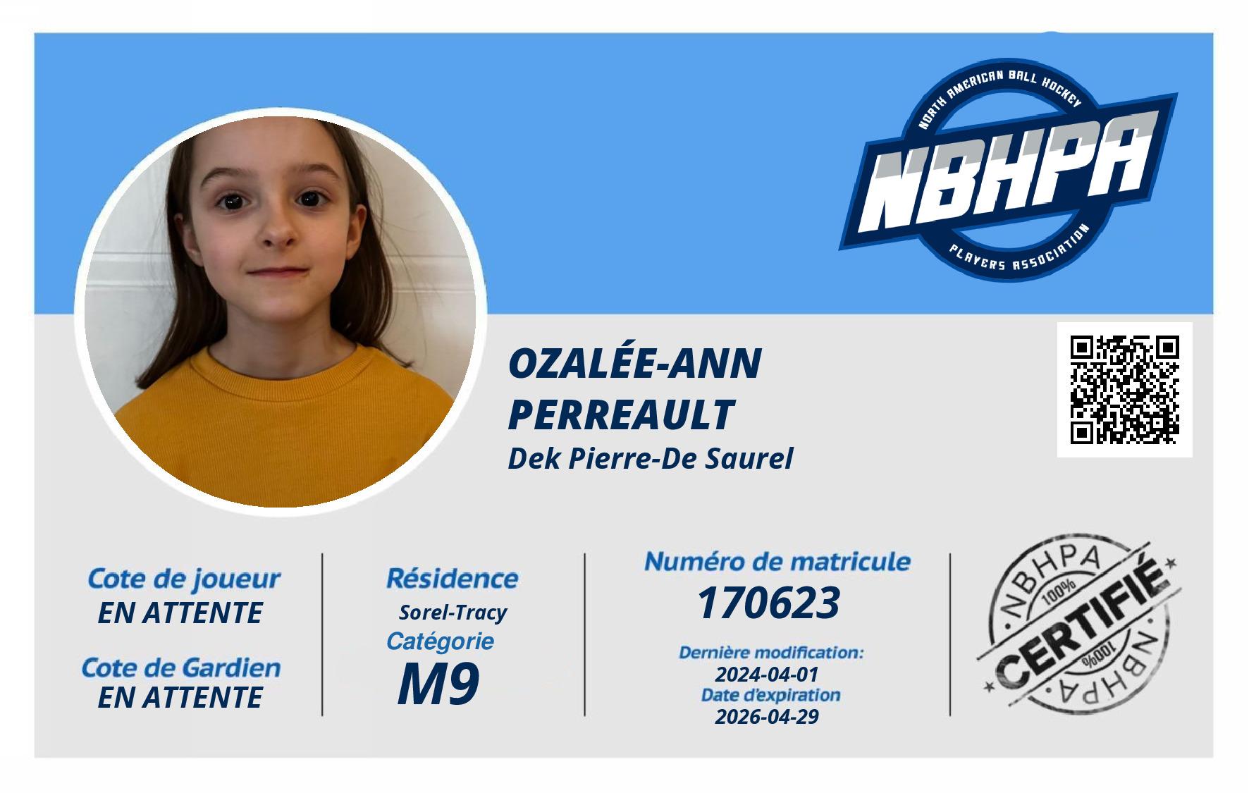 Ozalée-Ann Perreault